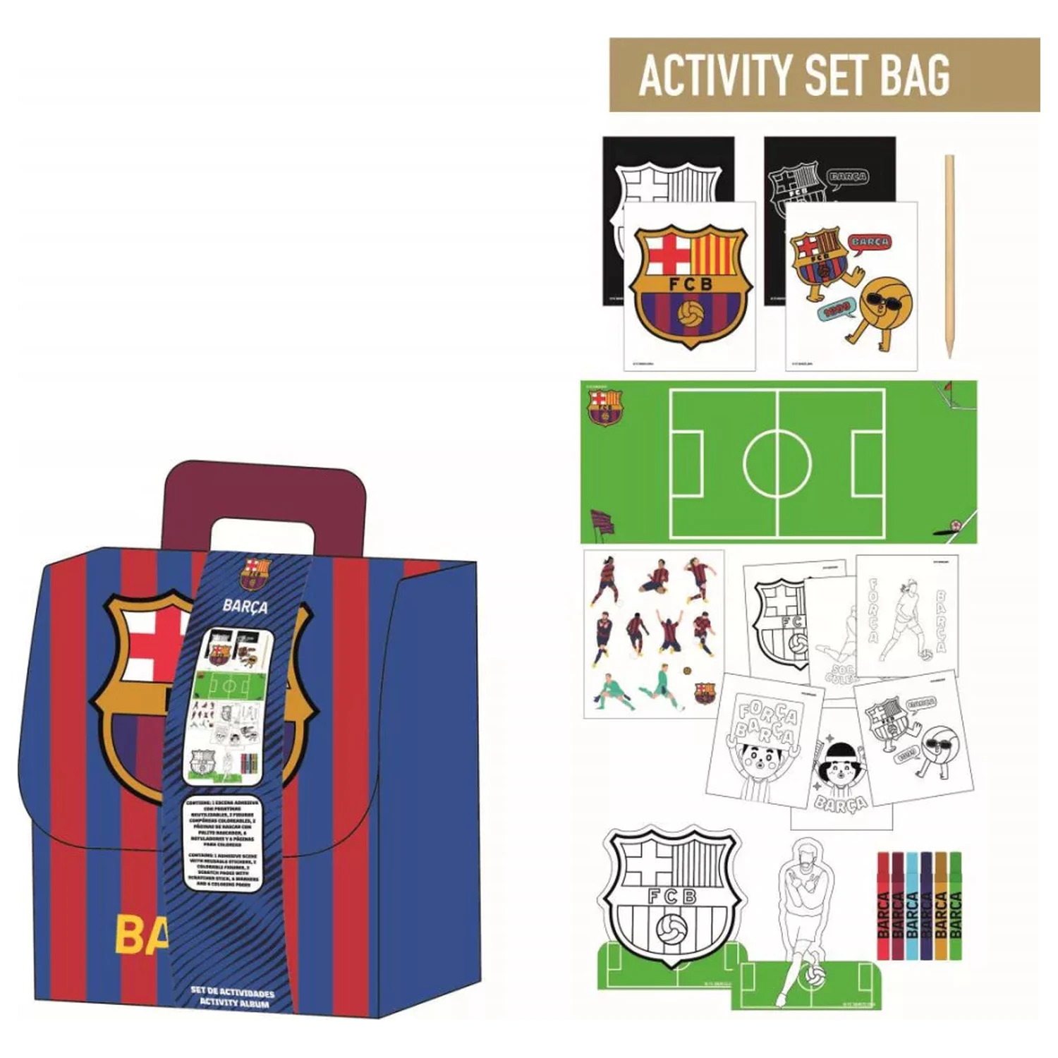 FC Barcelona Ruksak i album za bojanje i aktivnosti fotografija proizvoda