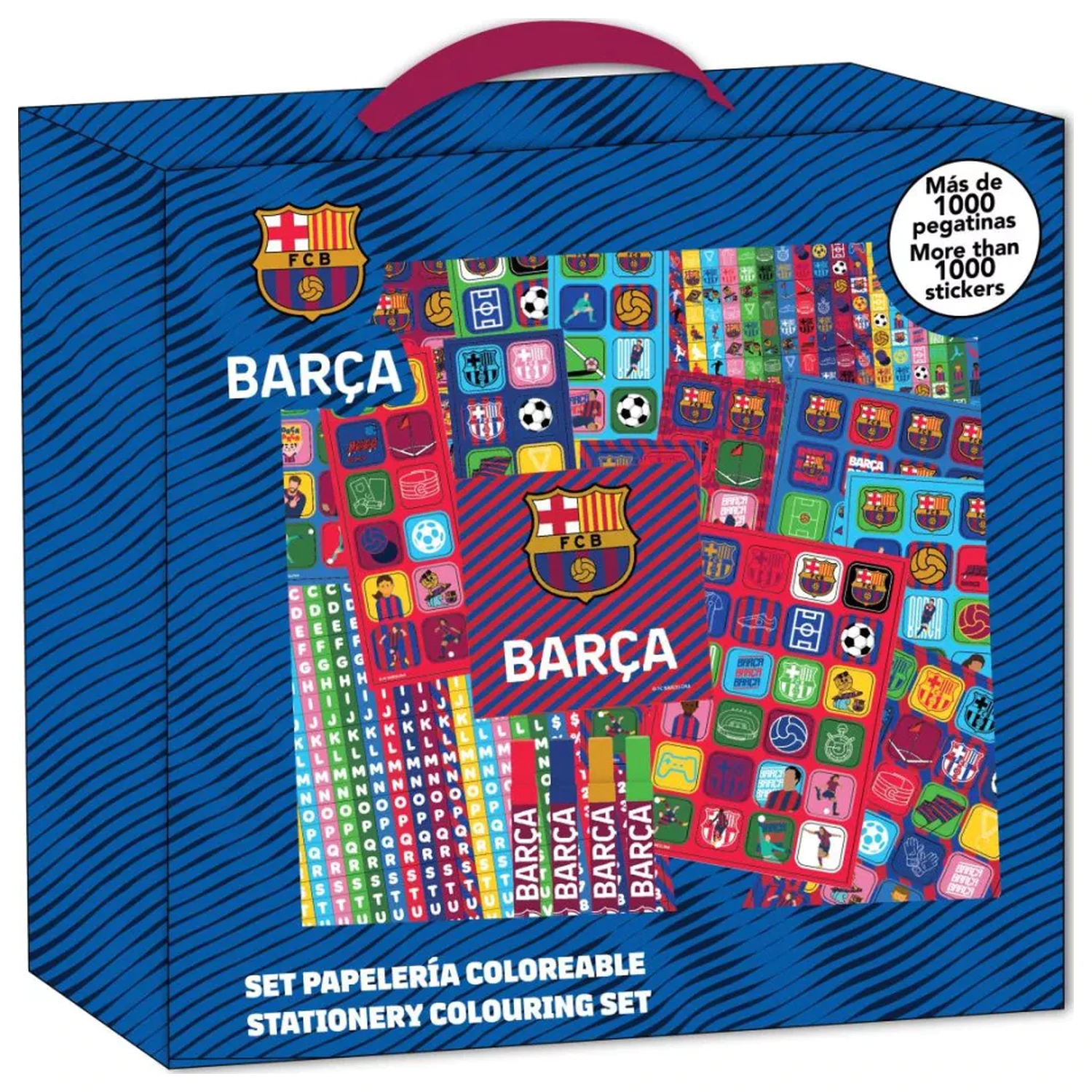 FC Barcelona Barca Bojanka i Set naljepnica fotografija proizvoda