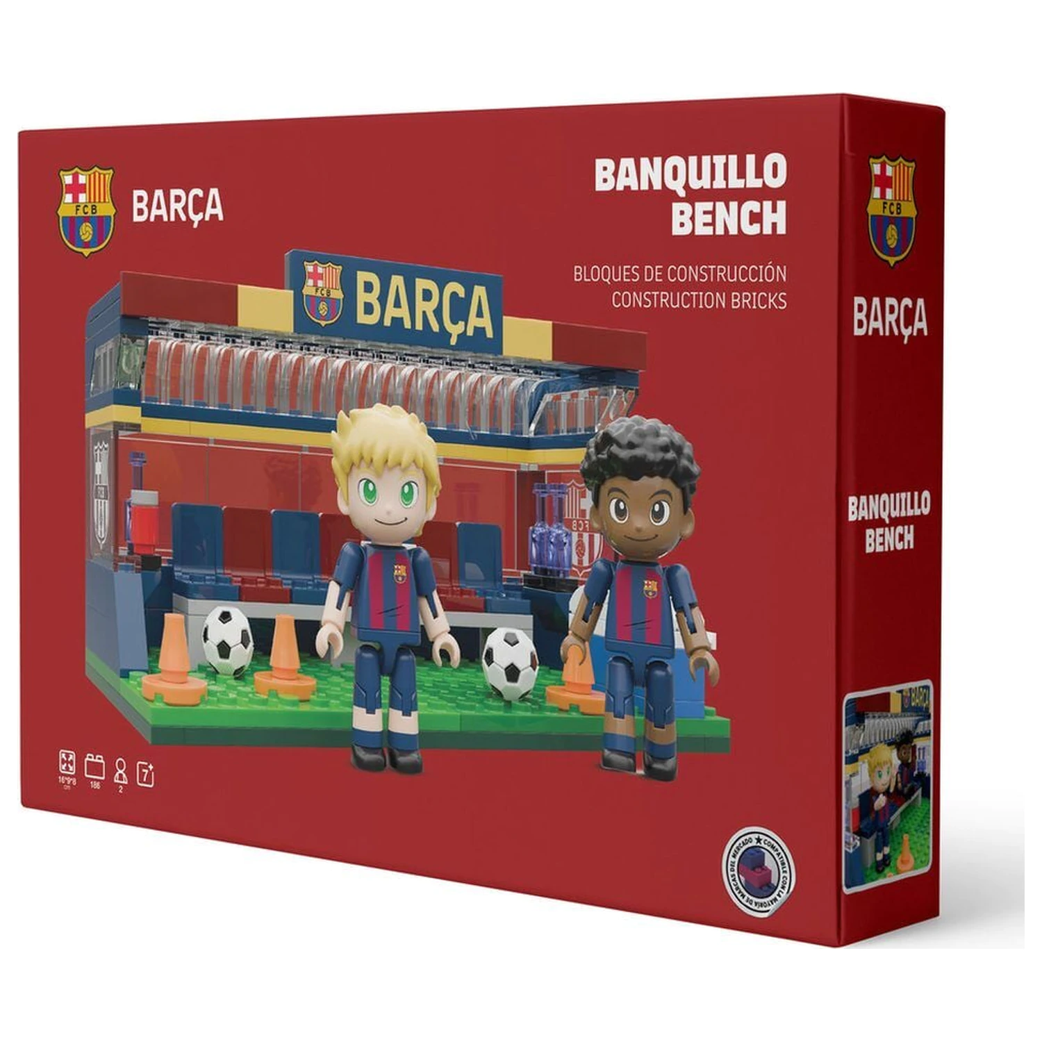 FC Barcelona set klupe s figurama 226 komada fotografija proizvoda