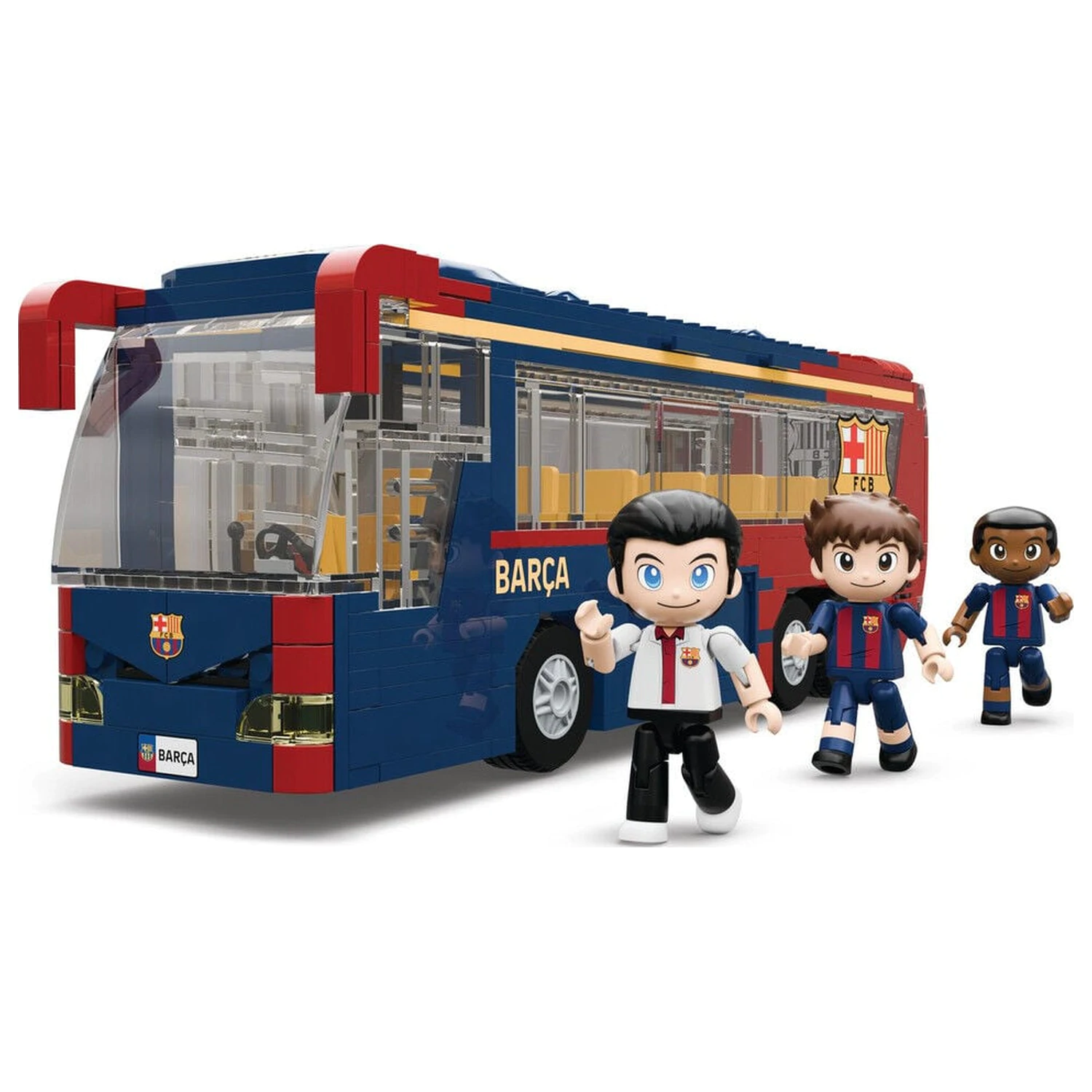 FC Barcelona autobus set s figurama 488 kom. fotografija proizvoda