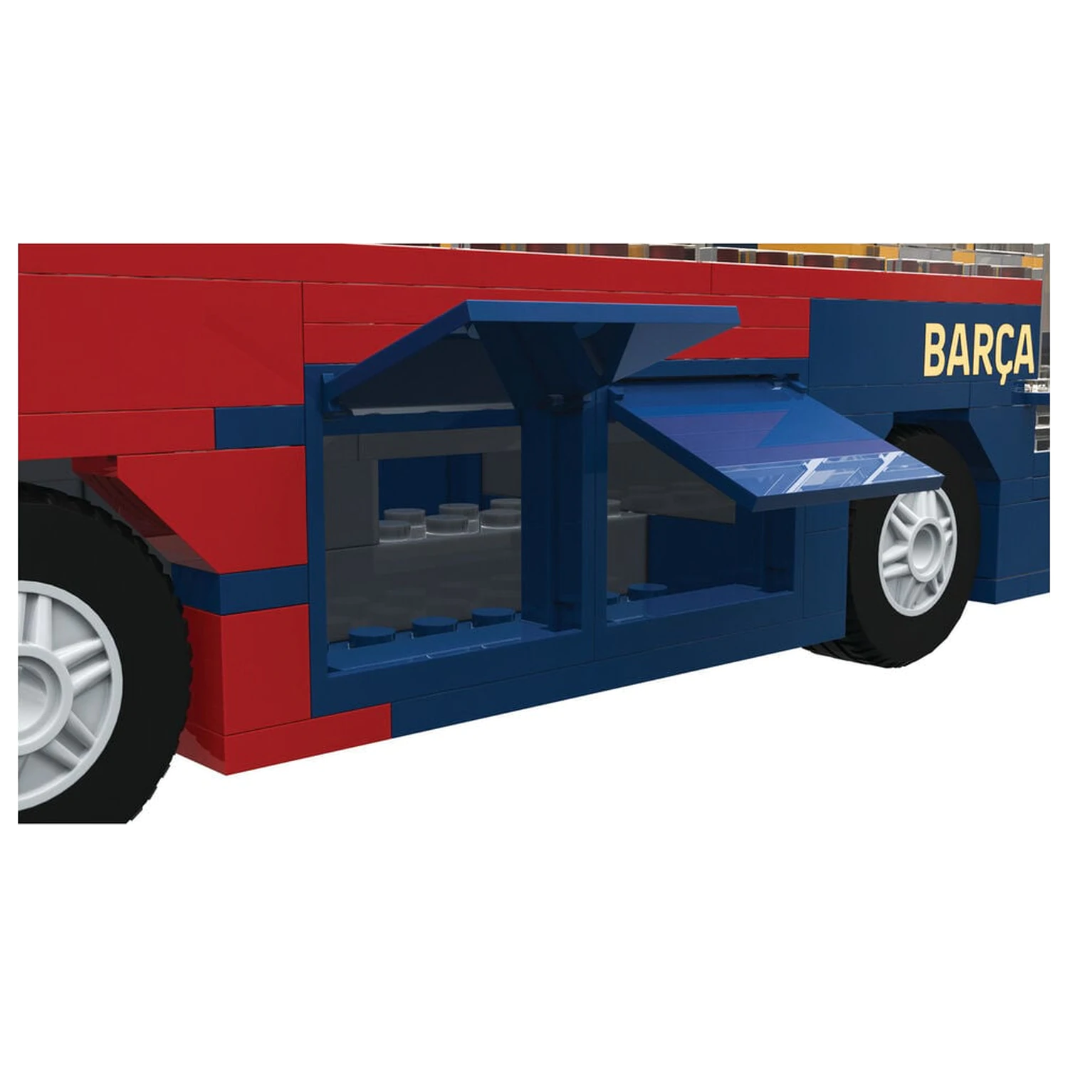FC Barcelona autobus set s figurama 488 kom. fotografija proizvoda