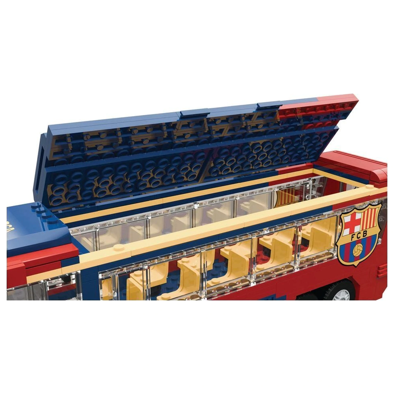 FC Barcelona autobus set s figurama 488 kom. fotografija proizvoda