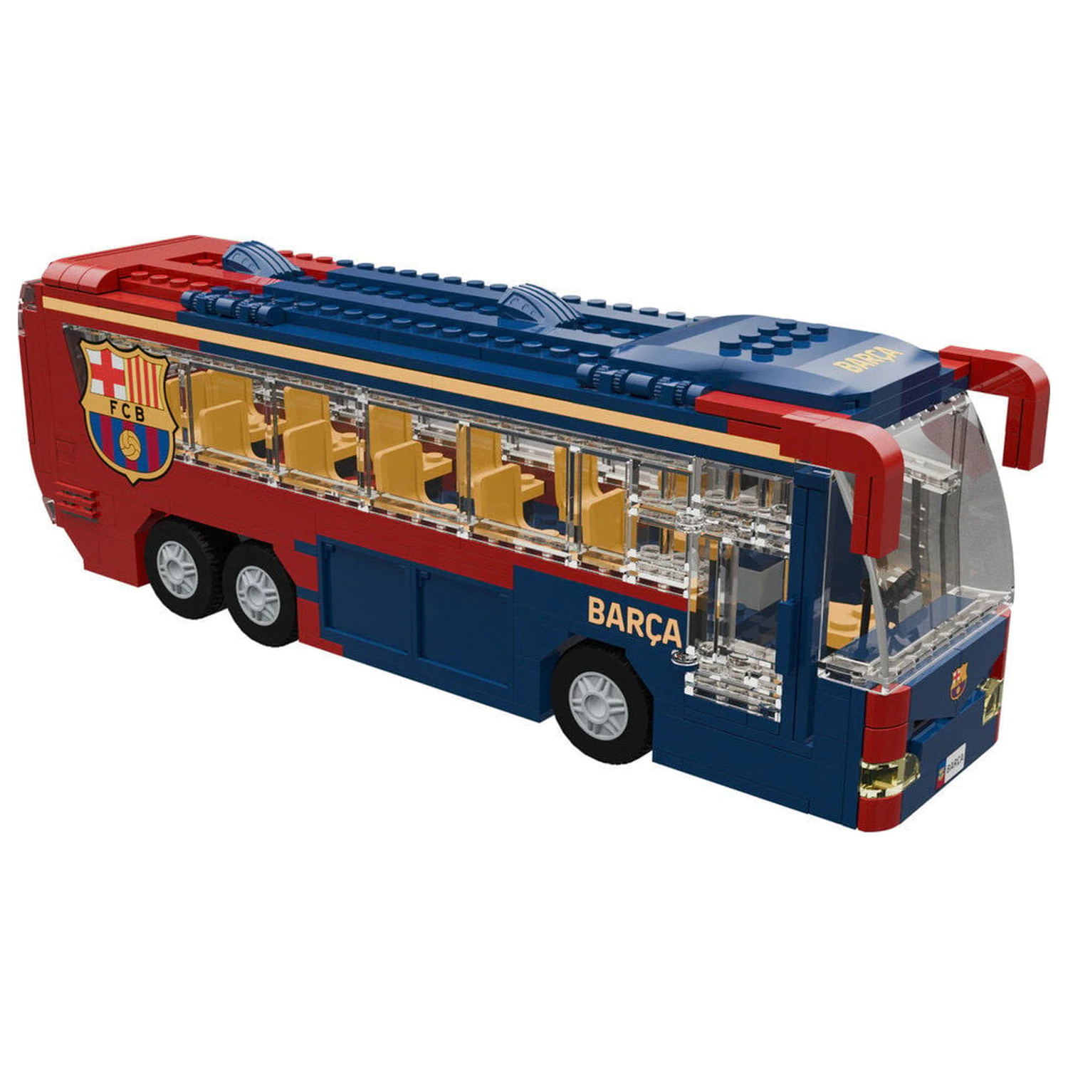 FC Barcelona autobus set s figurama 488 kom. fotografija proizvoda