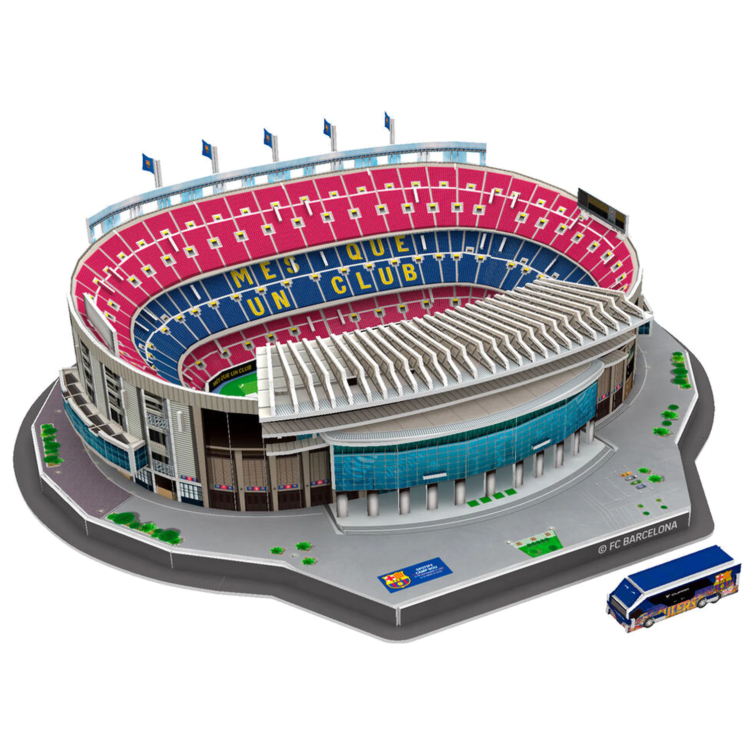 FC Barcelona Camp Nou Stadium 3D slagalica 98 komada fotografija proizvoda