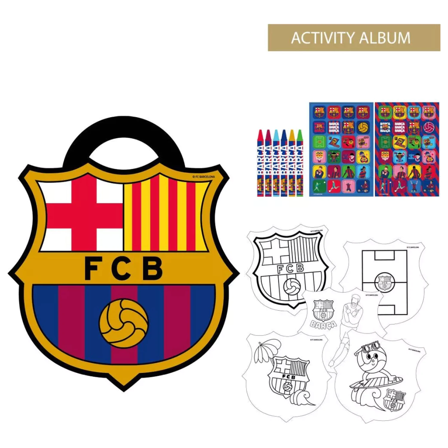 FC Barcelona Crest Set za bojanje i aktivnosti fotografija proizvoda