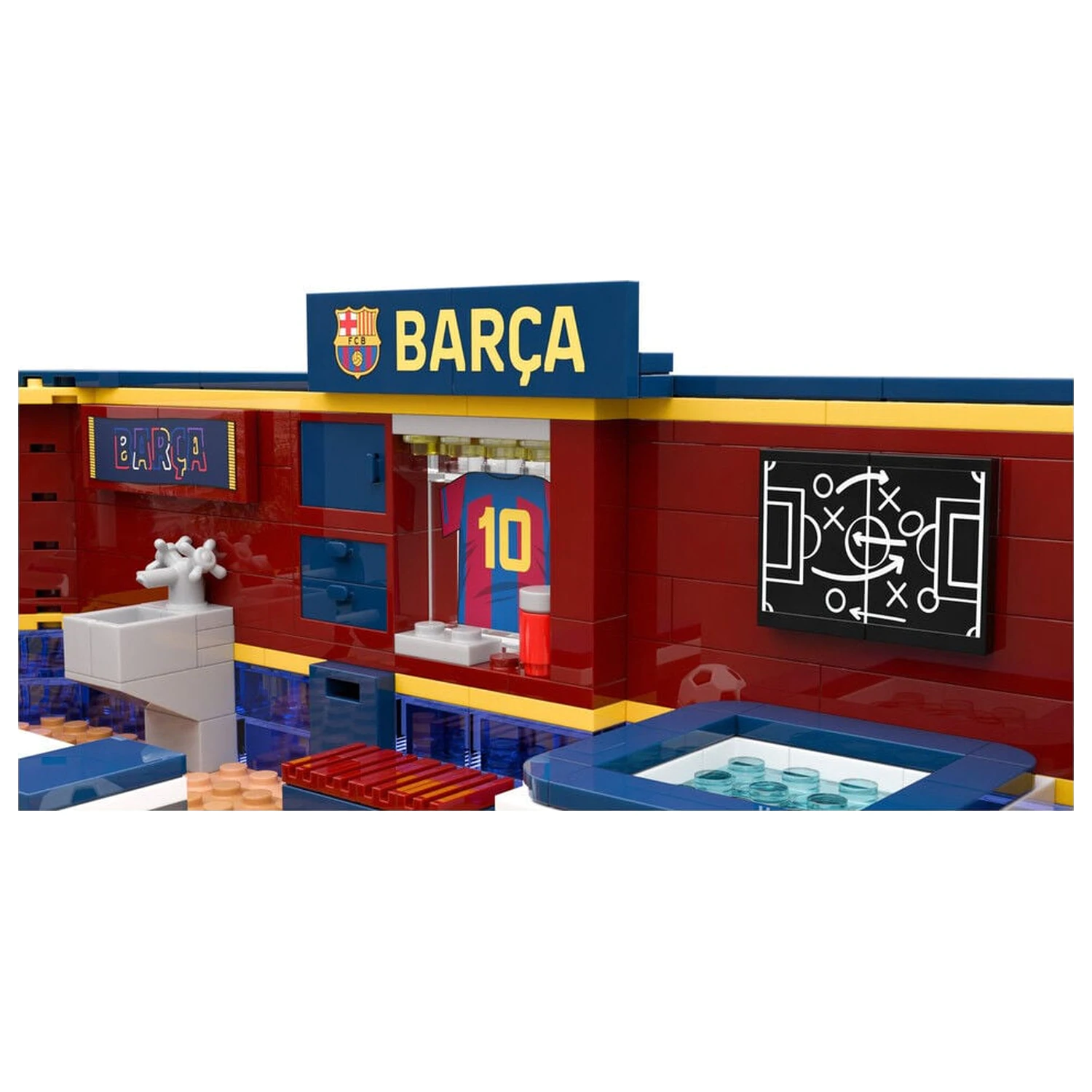 FC Barcelona set svlačionice s figurom 439 komada fotografija proizvoda