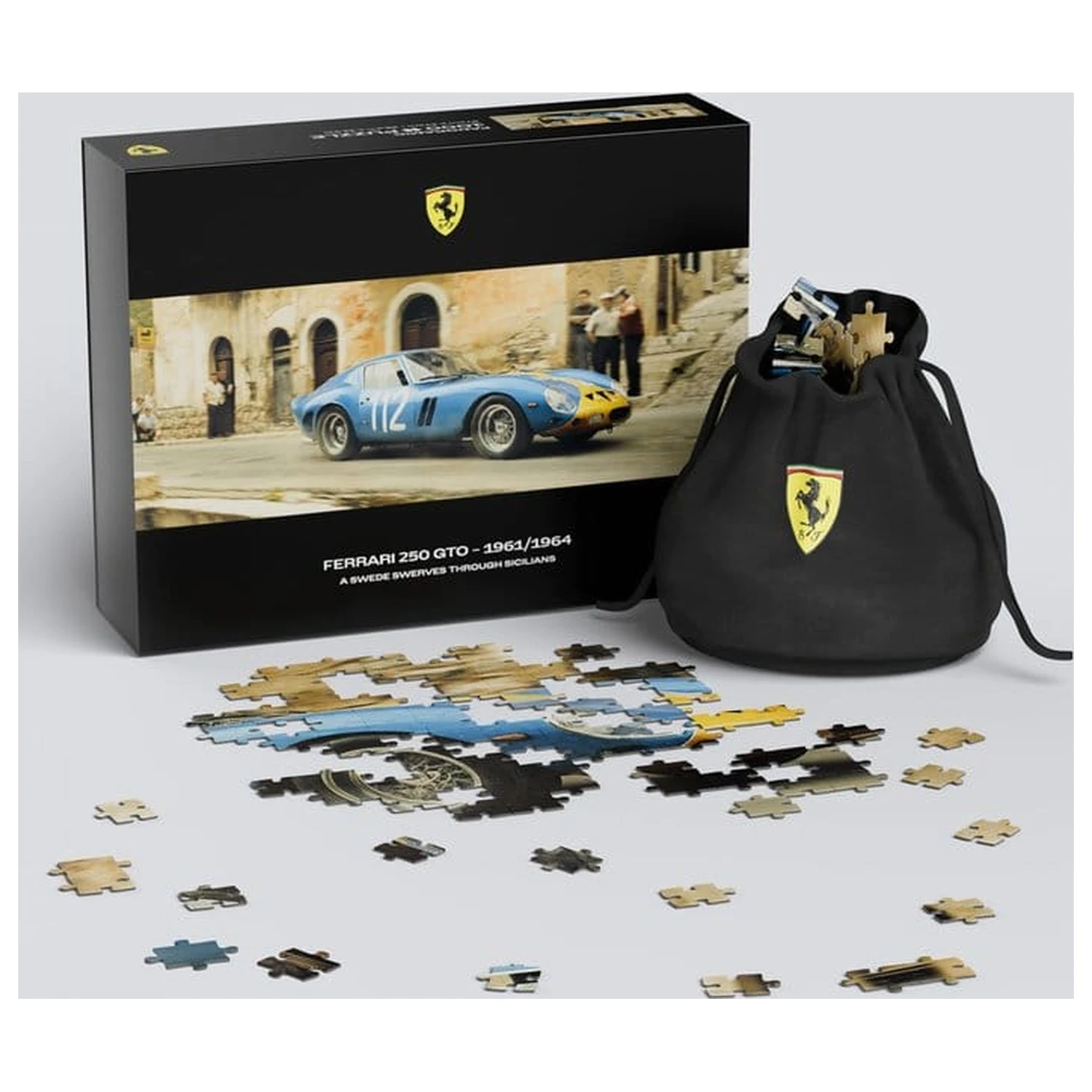 Ferrari 250GTO Premium Puzzle A Swede Swerves Through Sicilians (1000 komada) 97 x 34 cm fotografija proizvoda