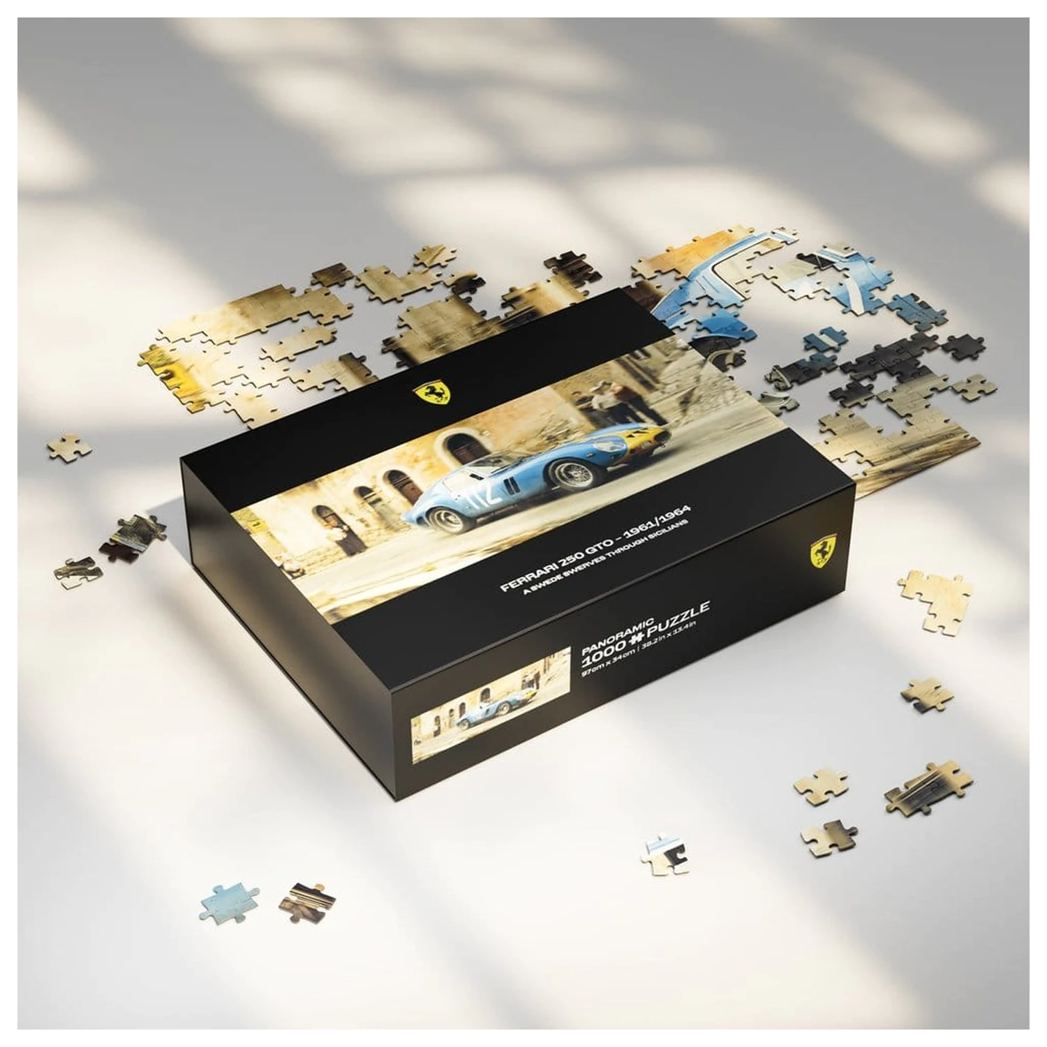 Ferrari 250GTO Premium Puzzle A Swede Swerves Through Sicilians (1000 komada) 97 x 34 cm fotografija proizvoda