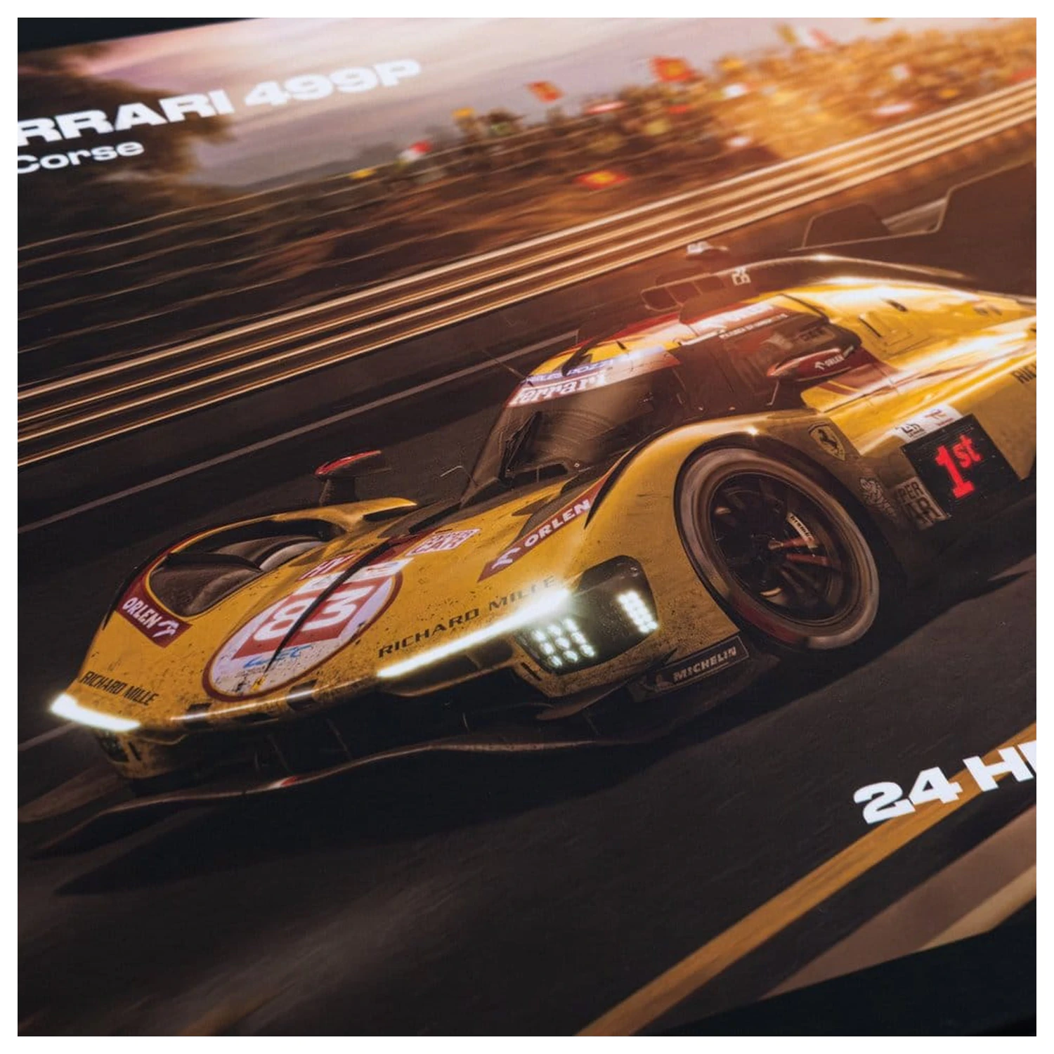 Ferrari AF Corse Puzzle 499P 24 Heures du Mans 2025 Pobjednik (1000 Komada) 48 x 68 cm fotografija proizvoda