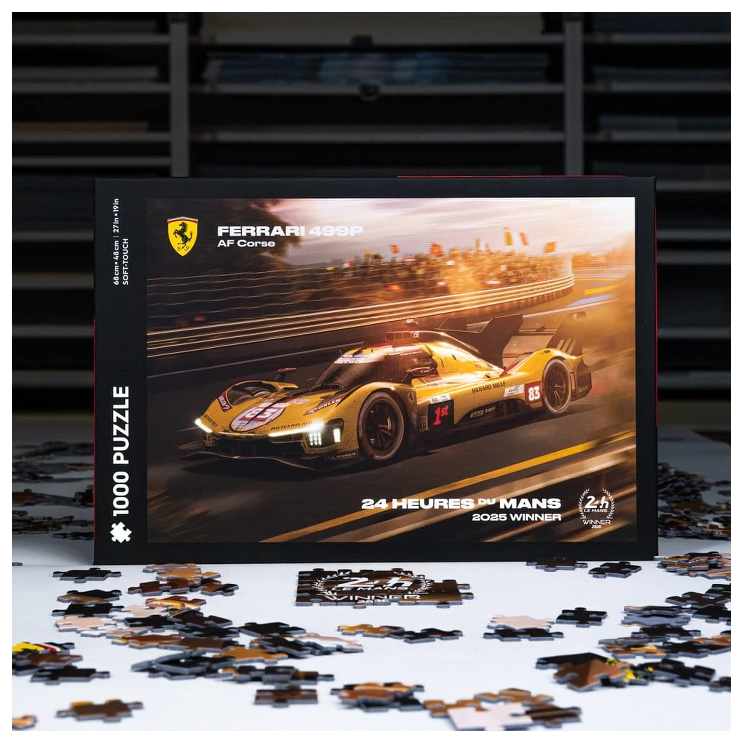 Ferrari AF Corse Puzzle 499P 24 Heures du Mans 2025 Pobjednik (1000 Komada) 48 x 68 cm fotografija proizvoda