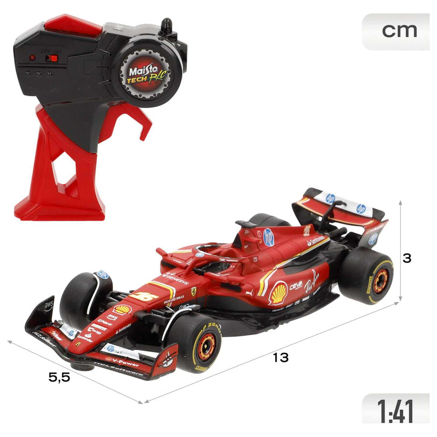 Ferrari SF-24 automobil na radio kontrolu fotografija proizvoda