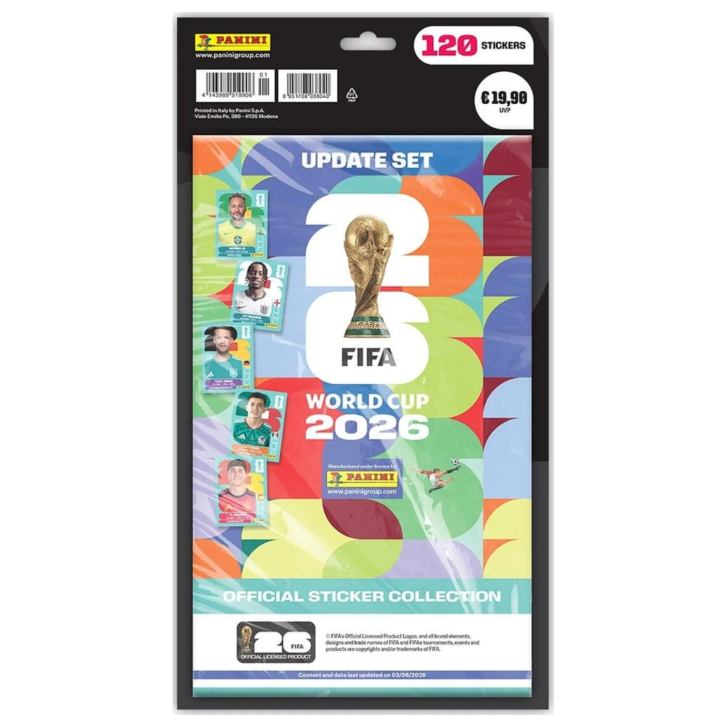 FIFA World Cup 2026 Sticker Collection Ažurirani Set fotografija proizvoda