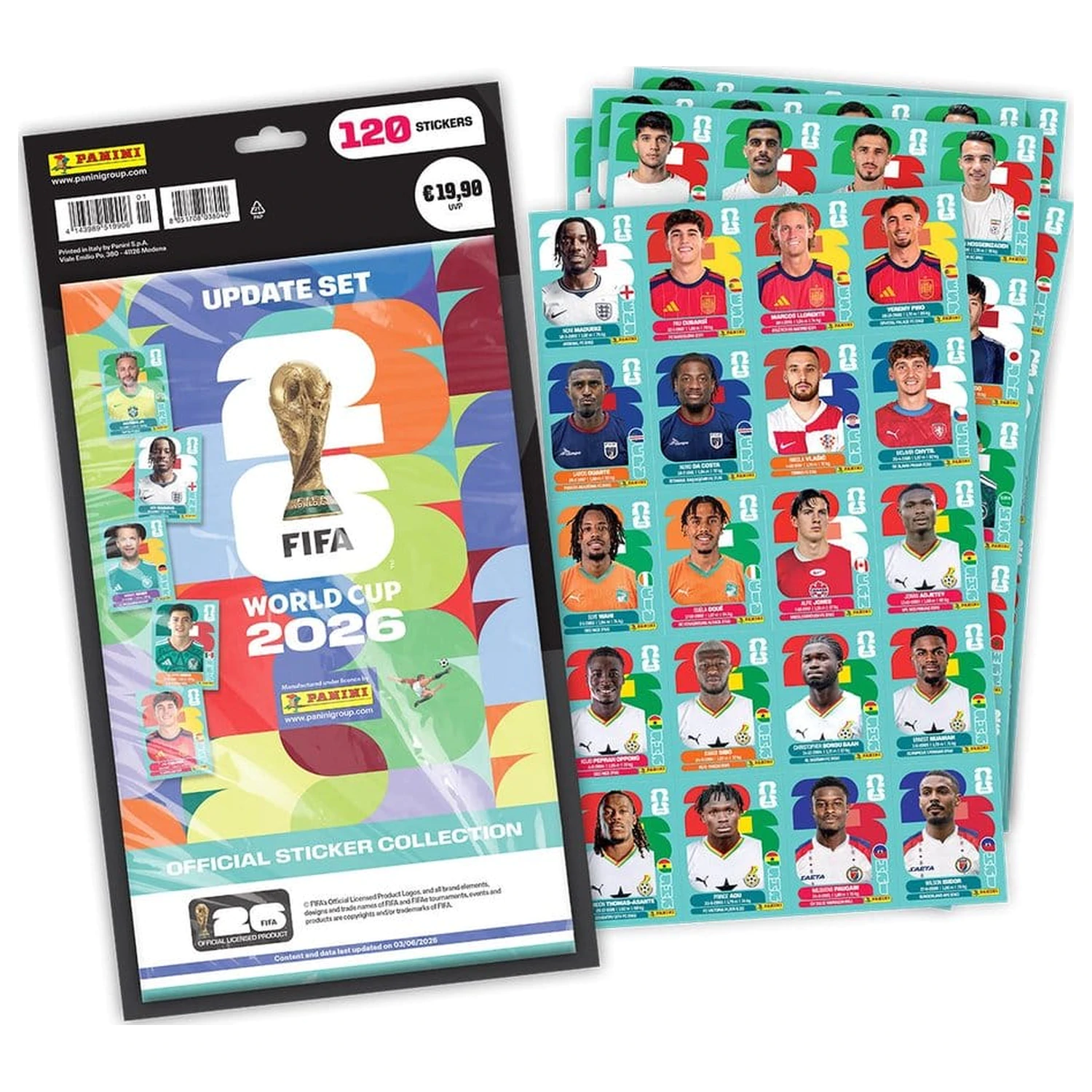 FIFA World Cup 2026 Sticker Collection Ažurirani Set fotografija proizvoda