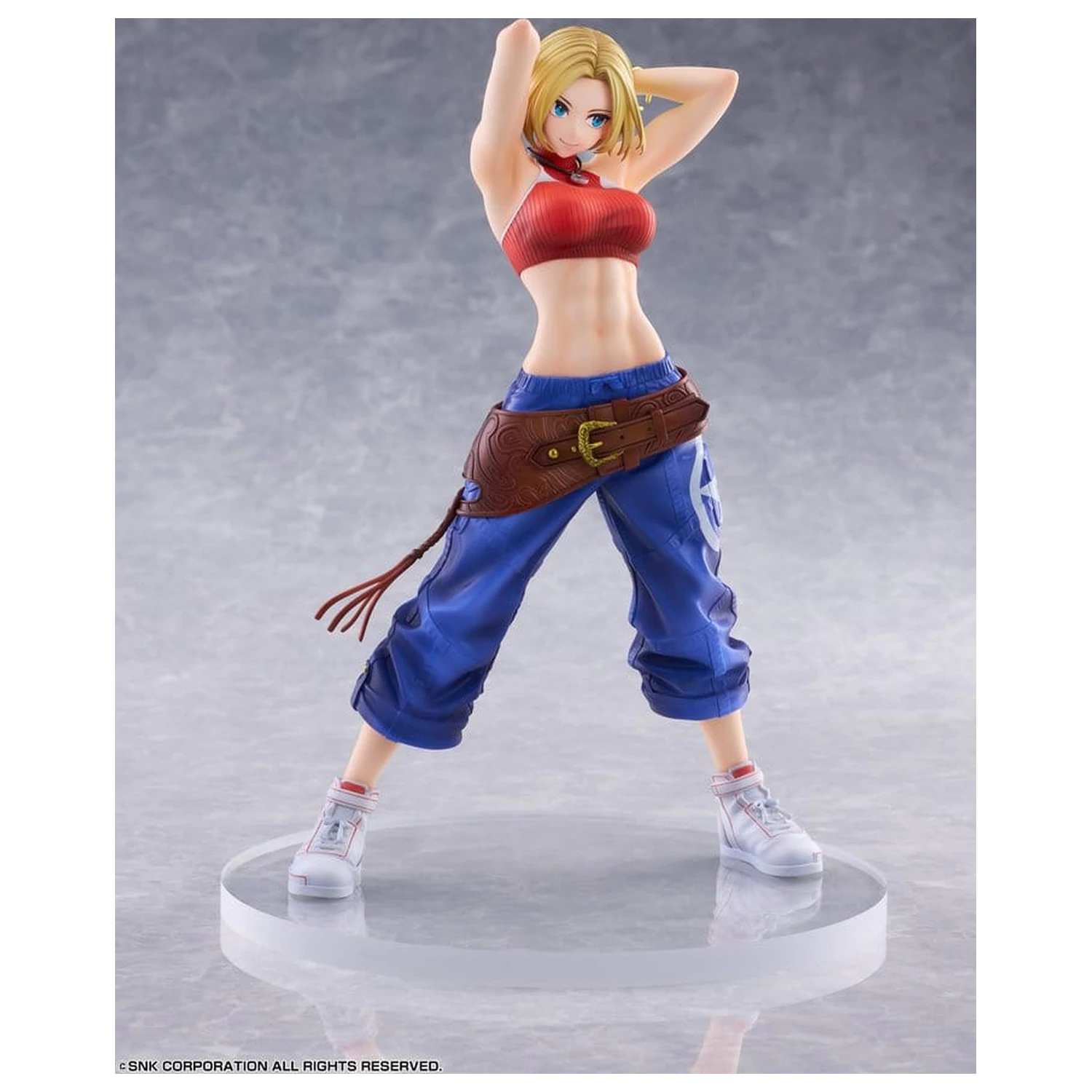 Fighting Girls Collection The King of Fighters XV PVC figura 1/7 Blue Mary AmiAmi Limited Edition 26 cm fotografija proizvoda