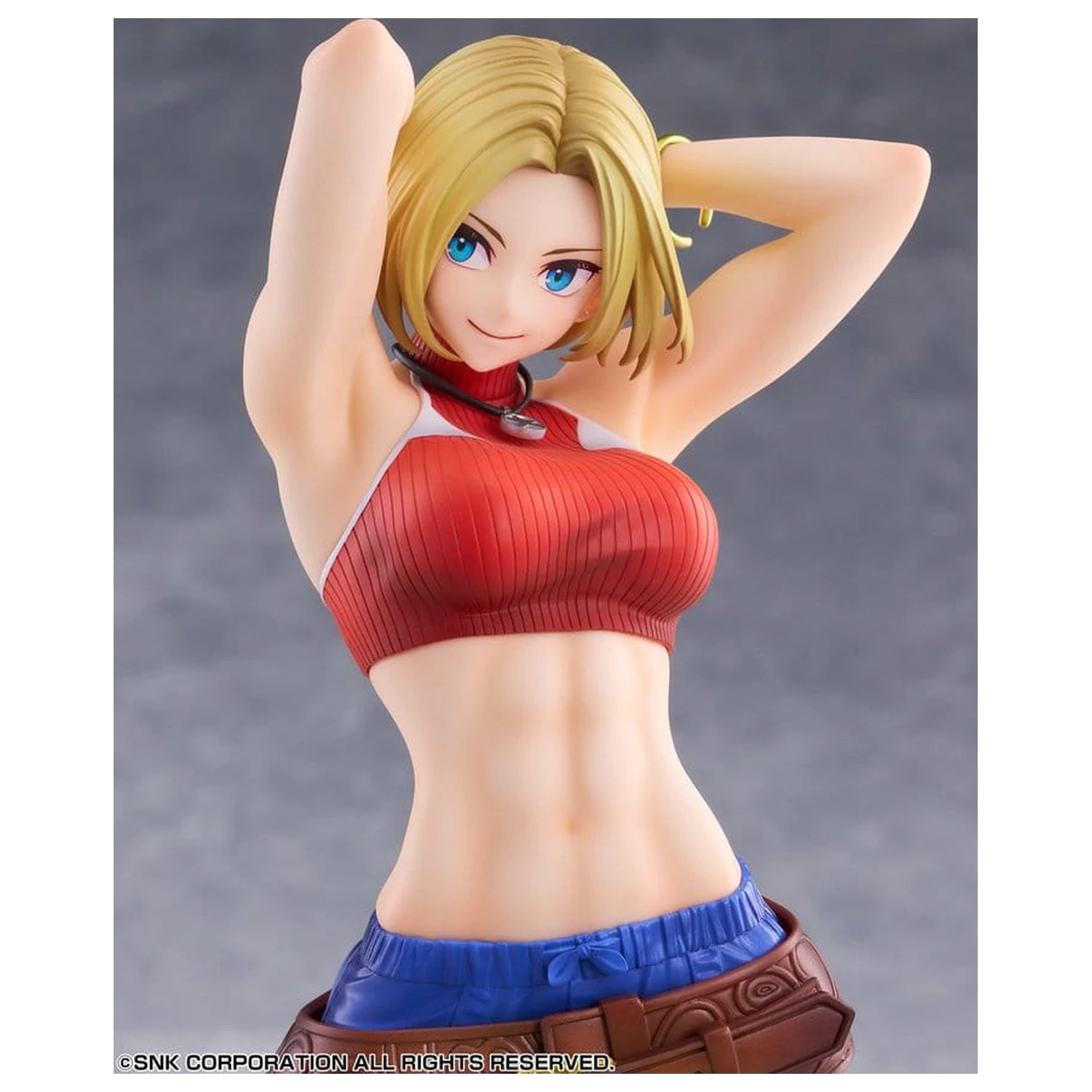 Fighting Girls Collection The King of Fighters XV PVC figura 1/7 Blue Mary AmiAmi Limited Edition 26 cm fotografija proizvoda