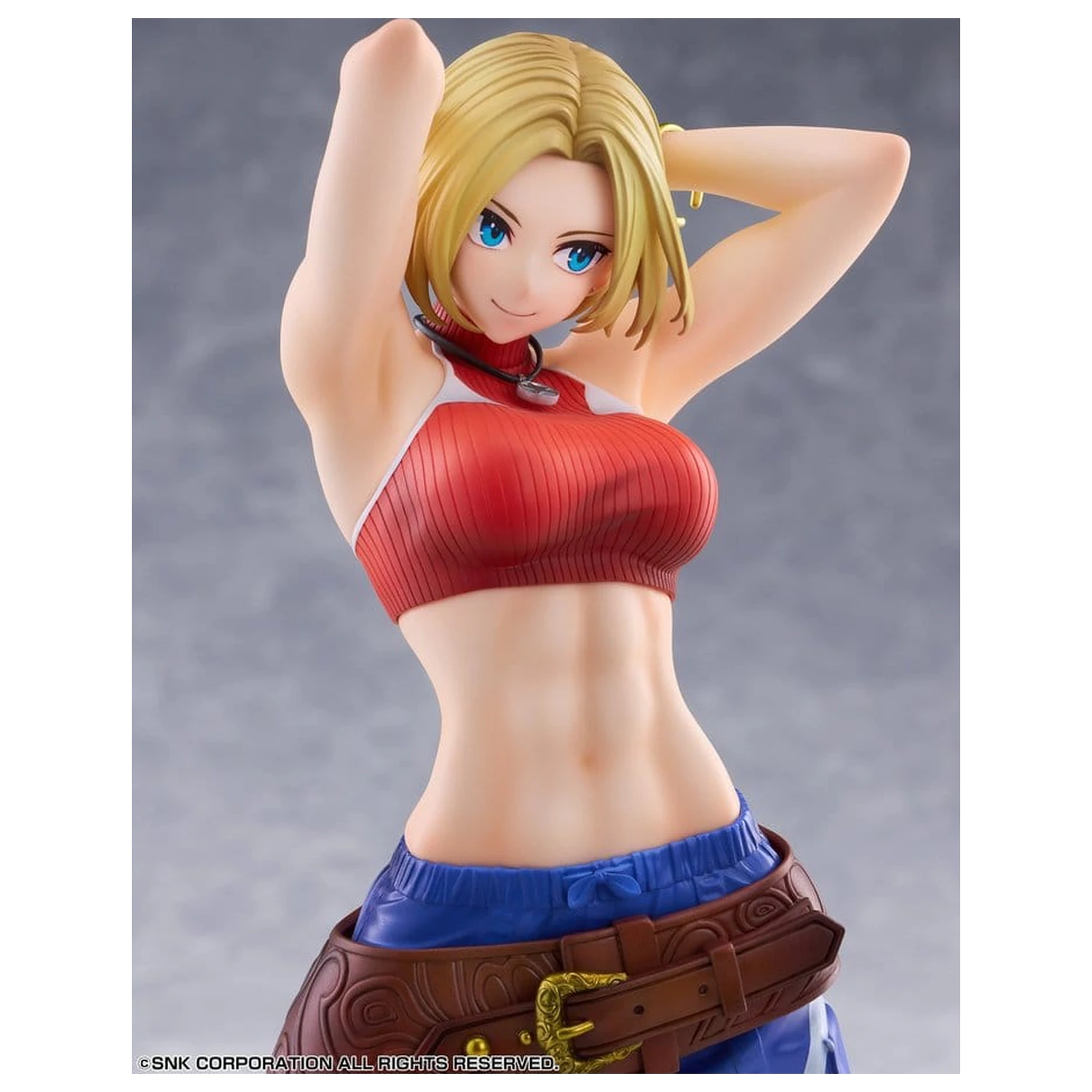 Fighting Girls Collection The King of Fighters XV PVC figura 1/7 Blue Mary AmiAmi Limited Edition 26 cm fotografija proizvoda
