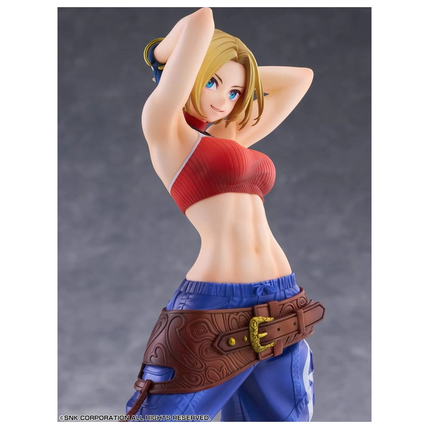 Fighting Girls Collection The King of Fighters XV PVC figura 1/7 Blue Mary AmiAmi Limited Edition 26 cm fotografija proizvoda