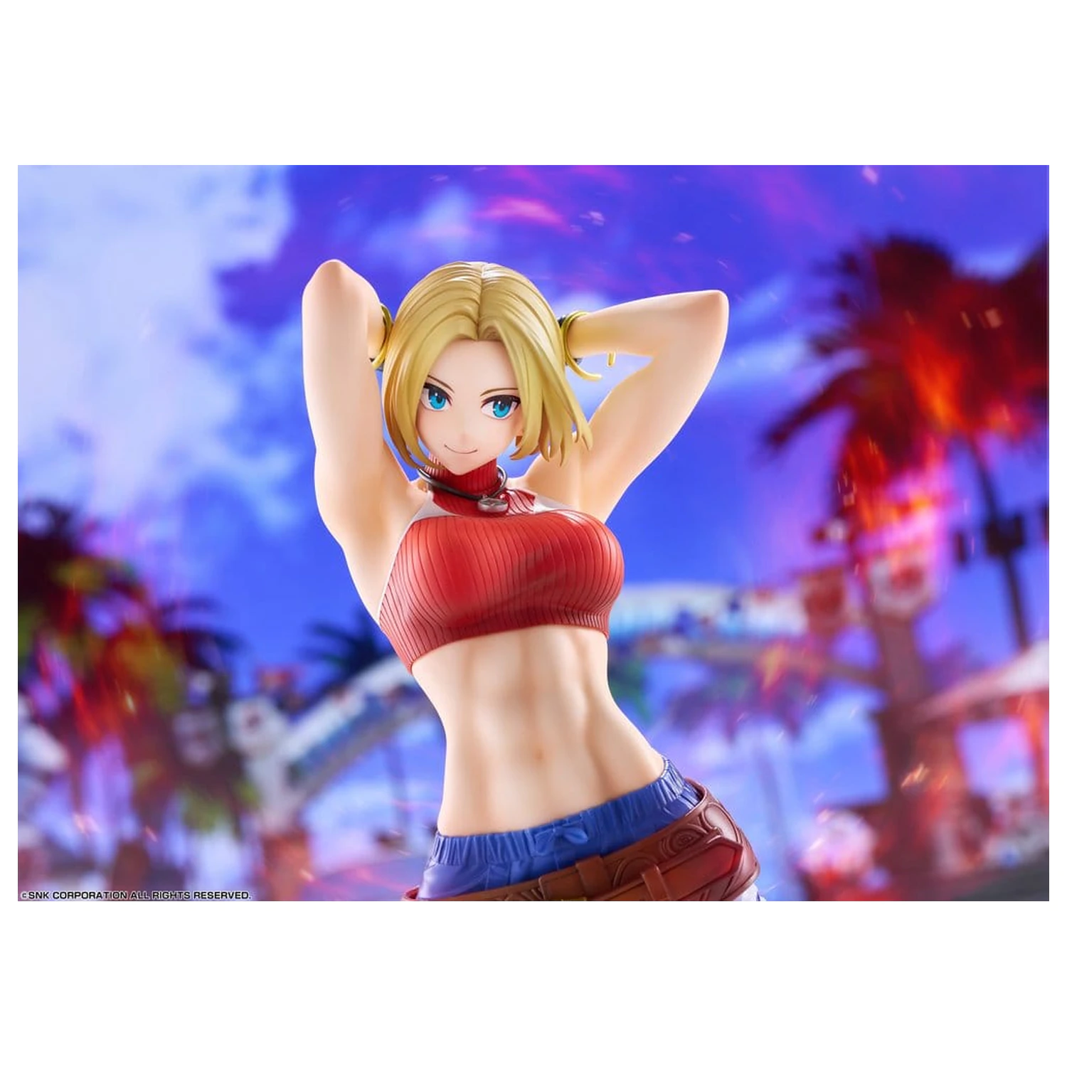 Fighting Girls Collection The King of Fighters XV PVC figura 1/7 Blue Mary AmiAmi Limited Edition 26 cm fotografija proizvoda