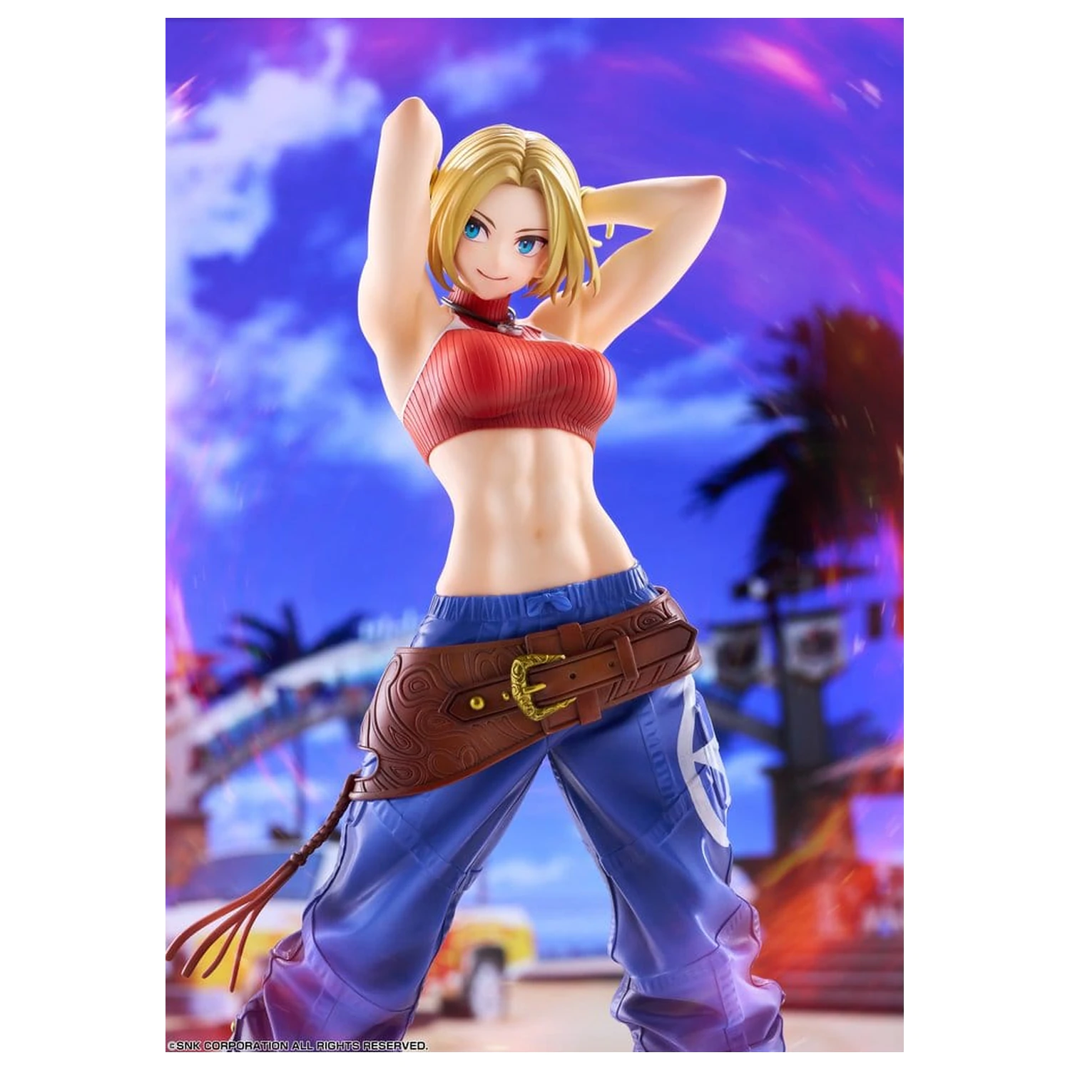 Fighting Girls Collection The King of Fighters XV PVC figura 1/7 Blue Mary 26 cm fotografija proizvoda