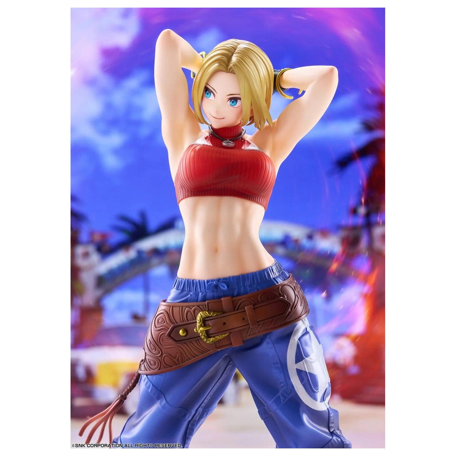 Fighting Girls Collection The King of Fighters XV PVC figura 1/7 Blue Mary 26 cm fotografija proizvoda