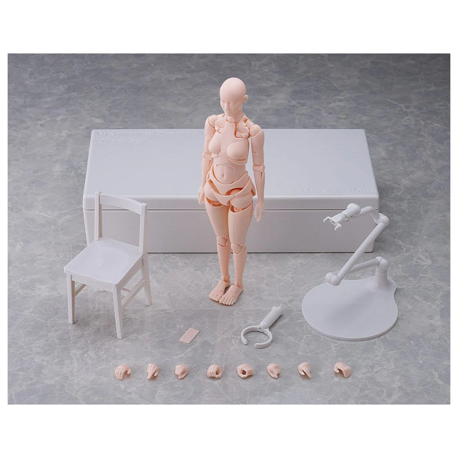 Figma Akcijska figura Nishimura Style Drawing Doll Olive Flesh 21 cm fotografija proizvoda