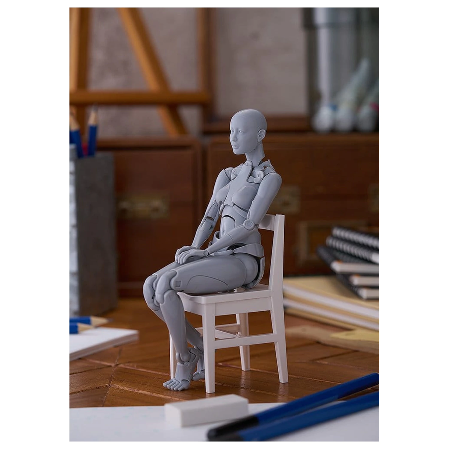 Figma akcijska figura Nishimura Style Drawing Doll Olive Gray 21 cm fotografija proizvoda