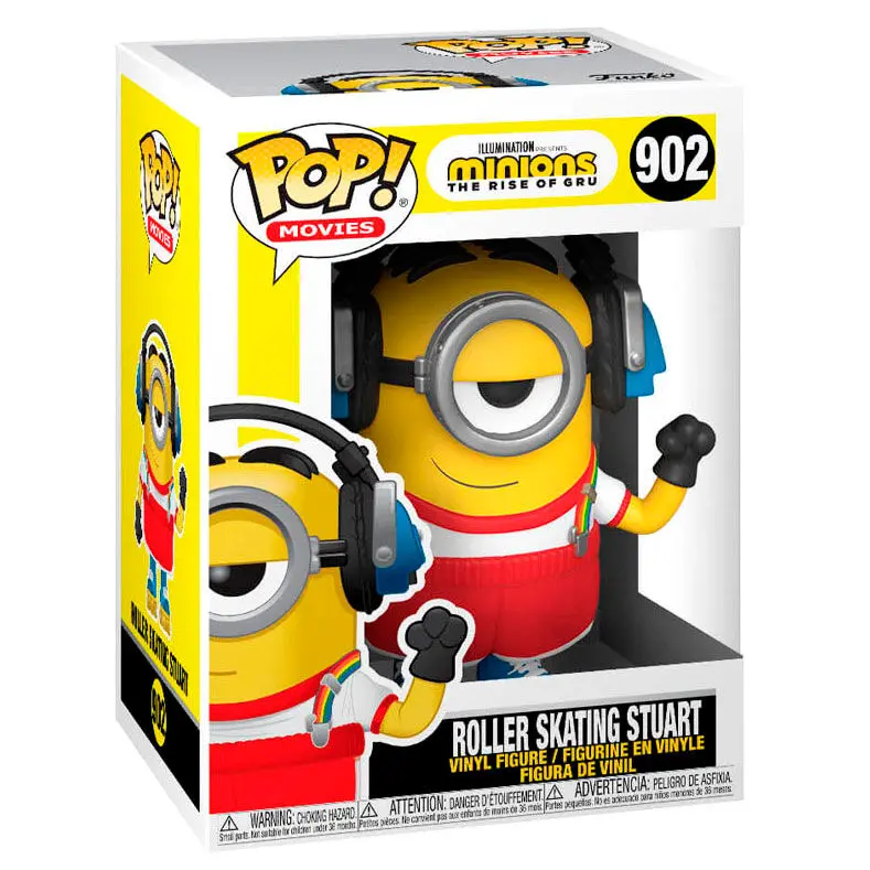 Minions II POP! Movies Vinyl figura Skater Stuart 9 cm fotografija proizvoda