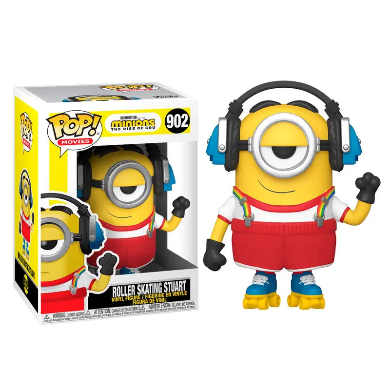 Minions II POP! Movies Vinyl figura Skater Stuart 9 cm fotografija proizvoda