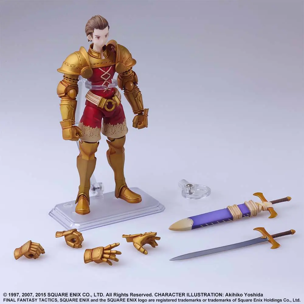 Final Fantasy Tactics Bring Arts akcijska figura Delita Heiral 14 cm fotografija proizvoda