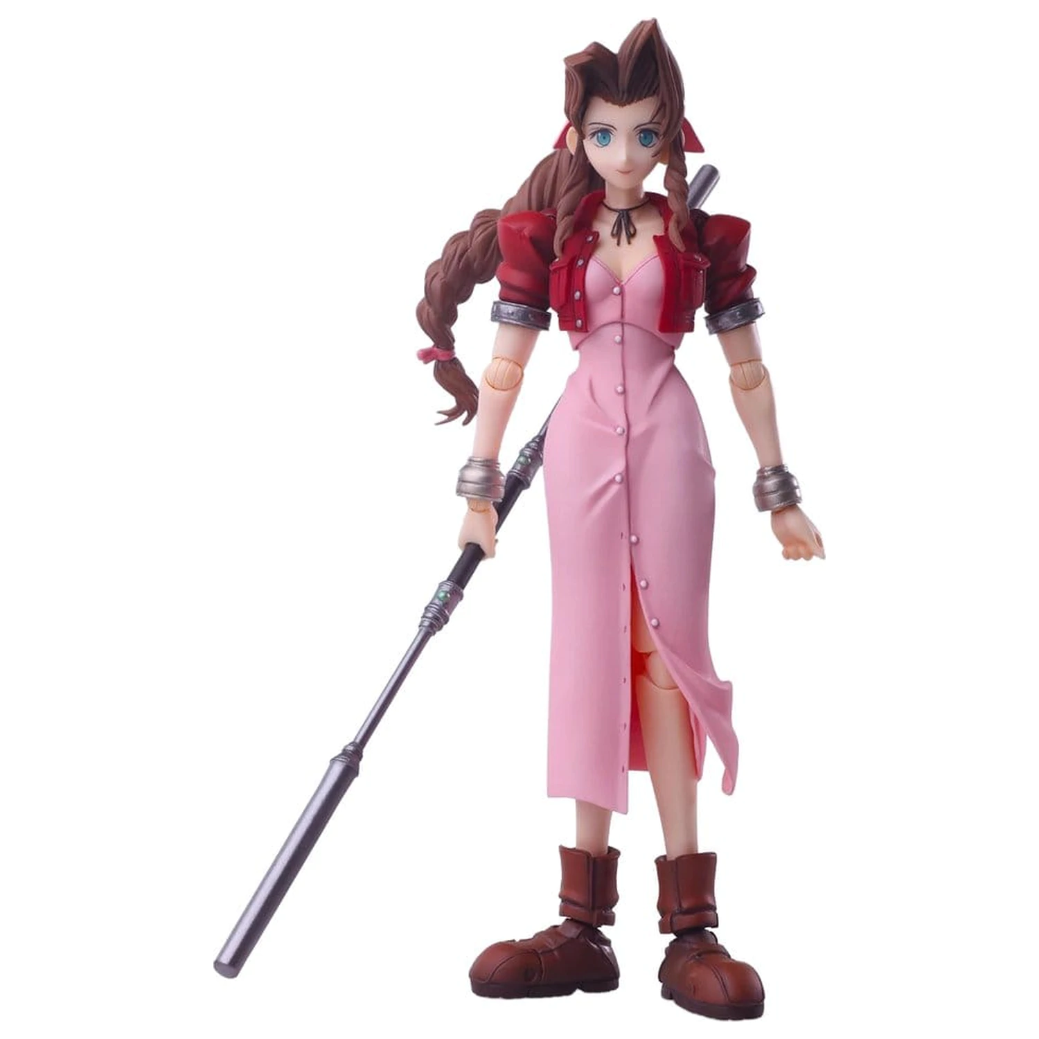 Final Fantasy VII Bring Arts Akcijska figura Aerith Gainsborough Digital Plus Edition 14 cm fotografija proizvoda