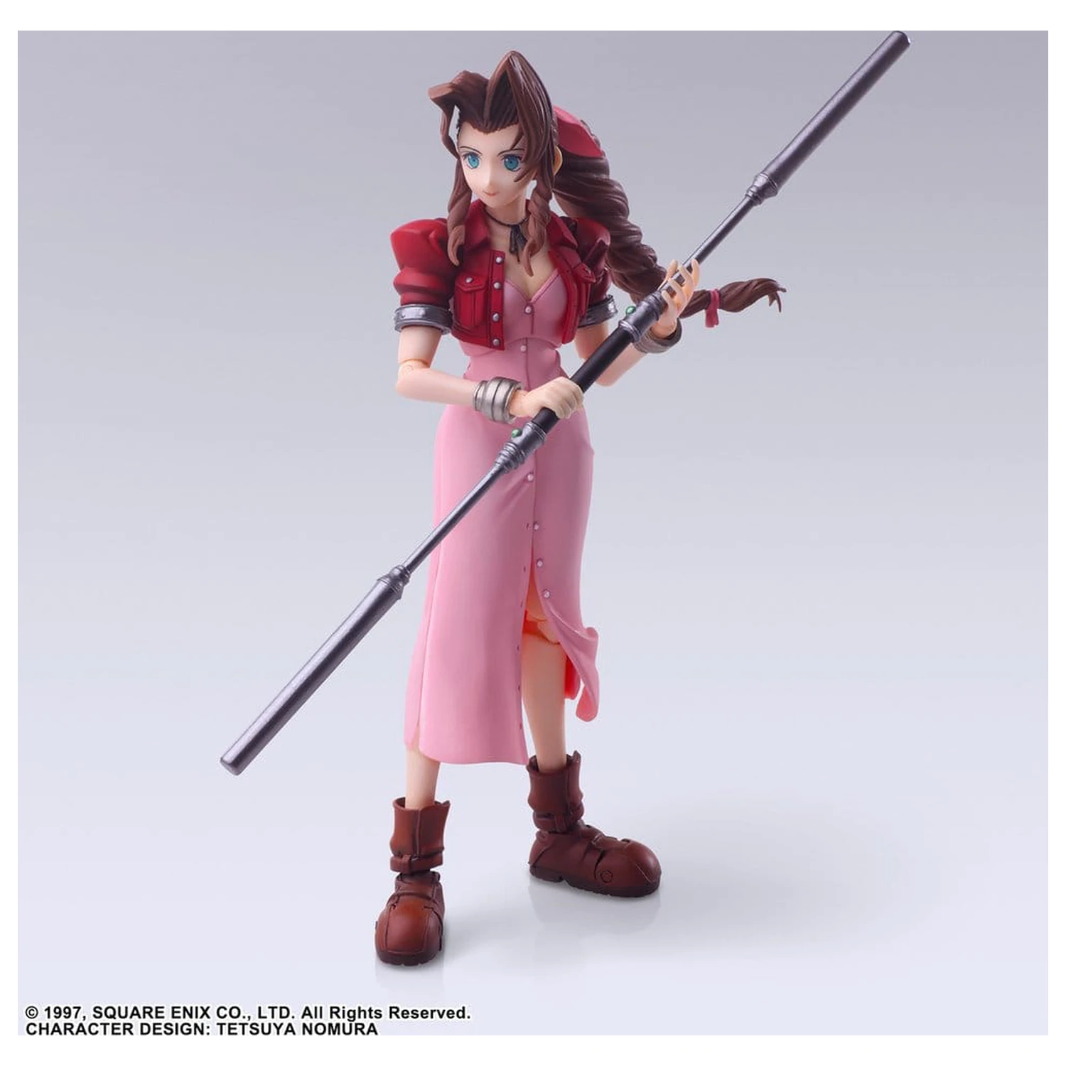 Final Fantasy VII Bring Arts Akcijska figura Aerith Gainsborough Digital Plus Edition 14 cm fotografija proizvoda