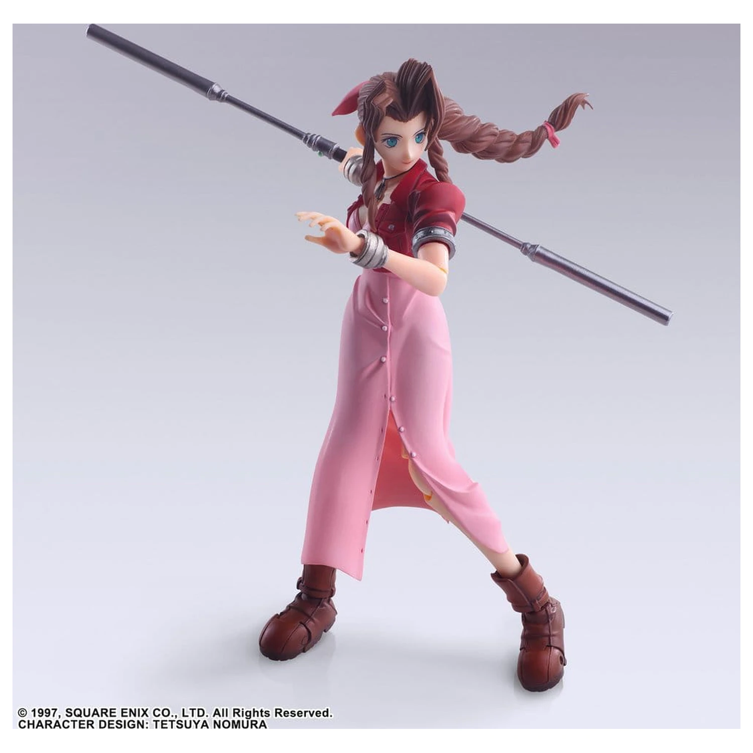 Final Fantasy VII Bring Arts Akcijska figura Aerith Gainsborough Digital Plus Edition 14 cm fotografija proizvoda