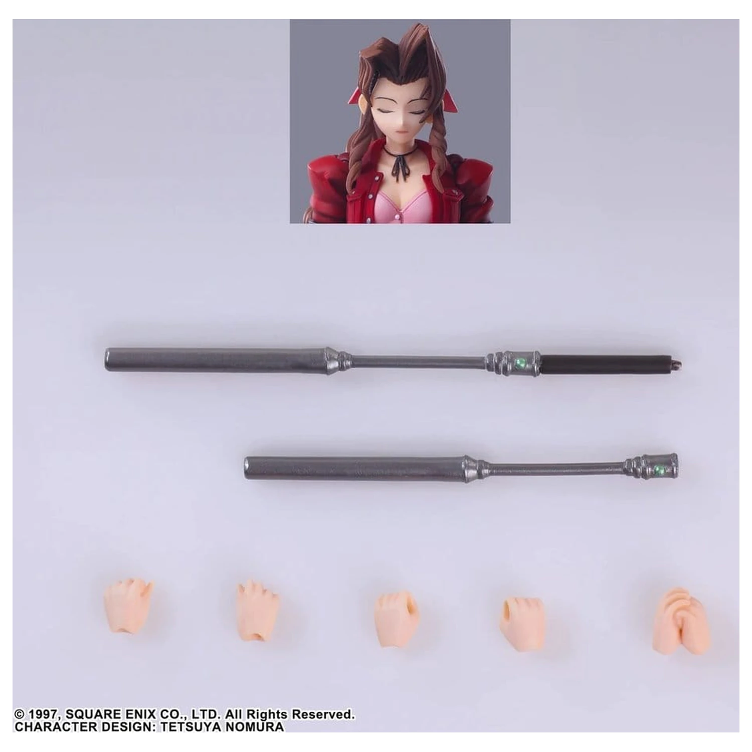 Final Fantasy VII Bring Arts Akcijska figura Aerith Gainsborough Digital Plus Edition 14 cm fotografija proizvoda