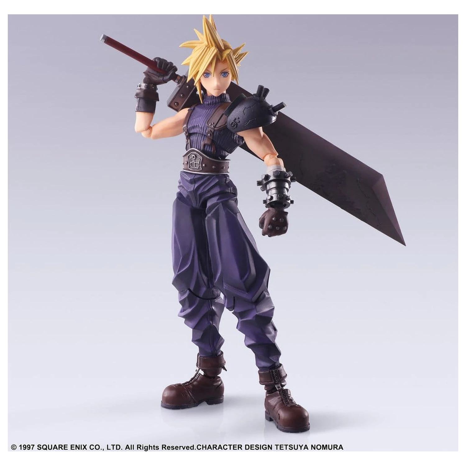 Final Fantasy VII Bring Arts Akcijska figura Cloud Strife Digital Plus Edition 15 cm fotografija proizvoda