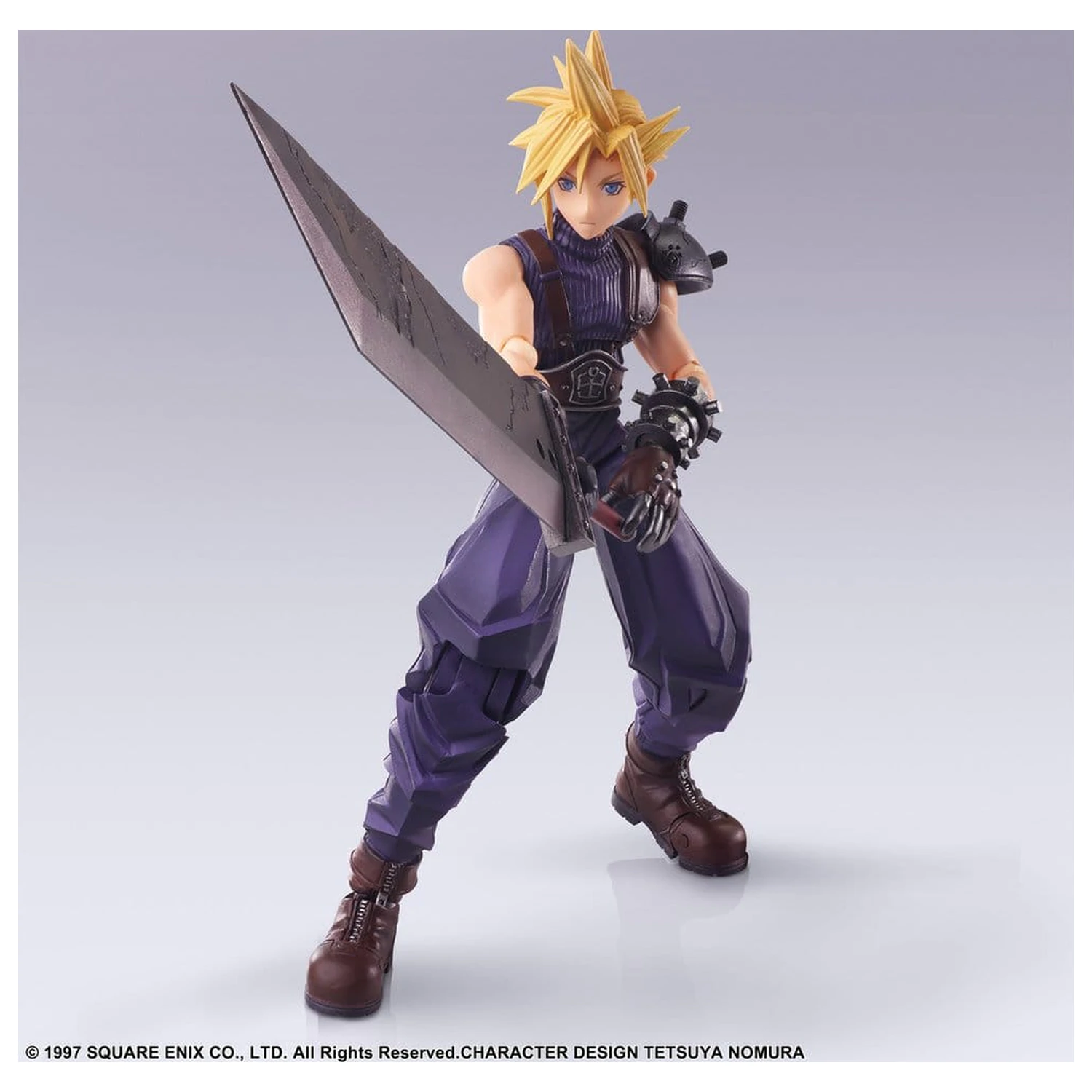 Final Fantasy VII Bring Arts Akcijska figura Cloud Strife Digital Plus Edition 15 cm fotografija proizvoda