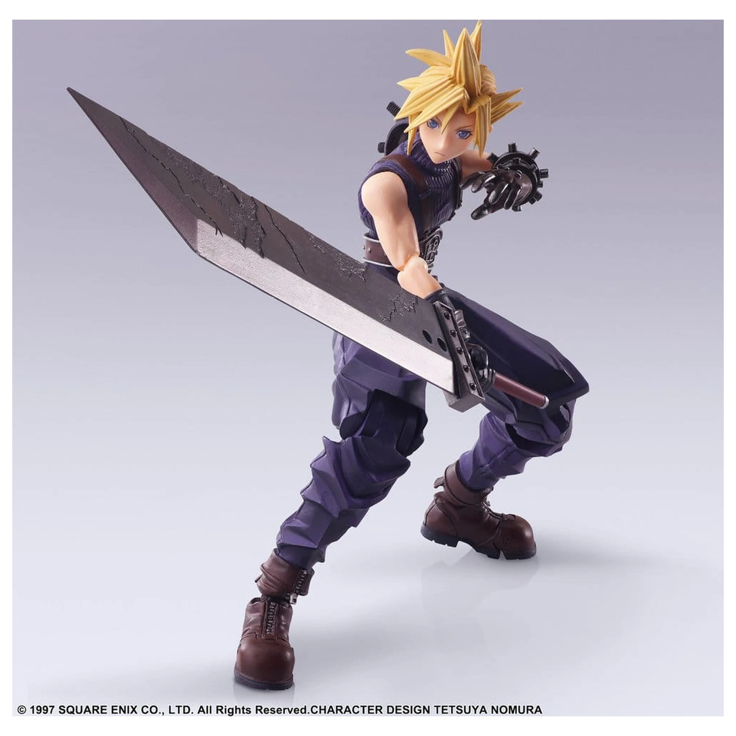 Final Fantasy VII Bring Arts Akcijska figura Cloud Strife Digital Plus Edition 15 cm fotografija proizvoda