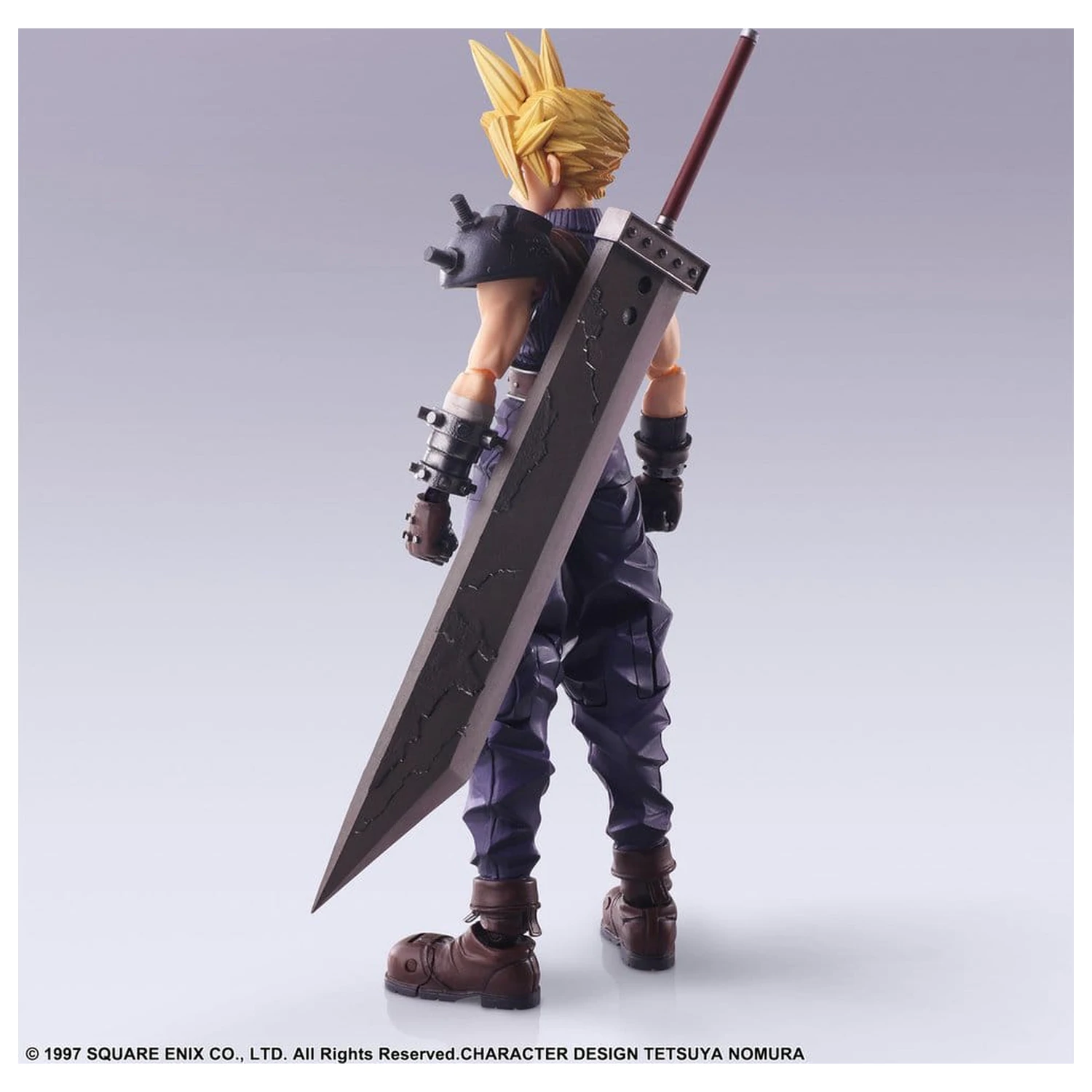 Final Fantasy VII Bring Arts Akcijska figura Cloud Strife Digital Plus Edition 15 cm fotografija proizvoda