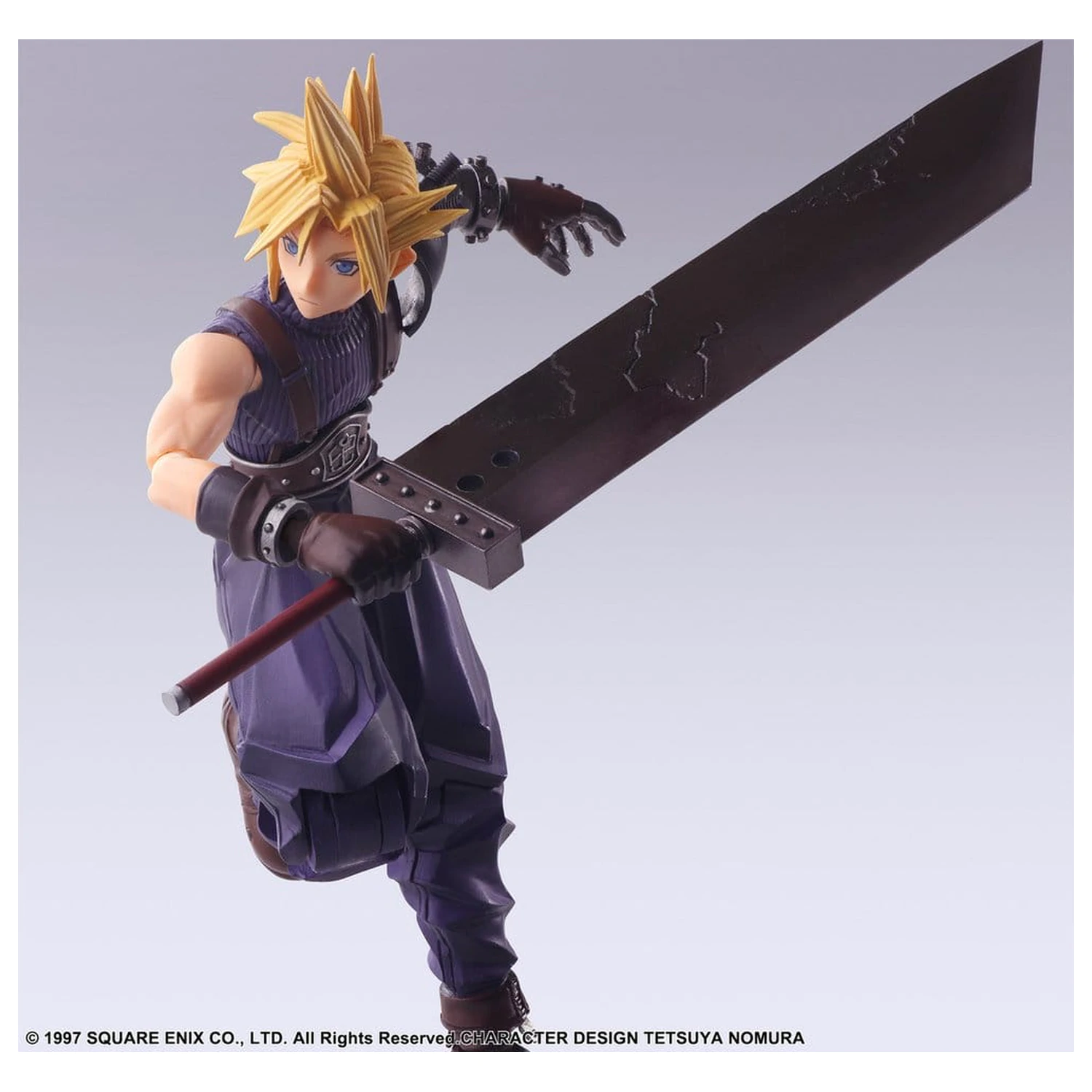 Final Fantasy VII Bring Arts Akcijska figura Cloud Strife Digital Plus Edition 15 cm fotografija proizvoda