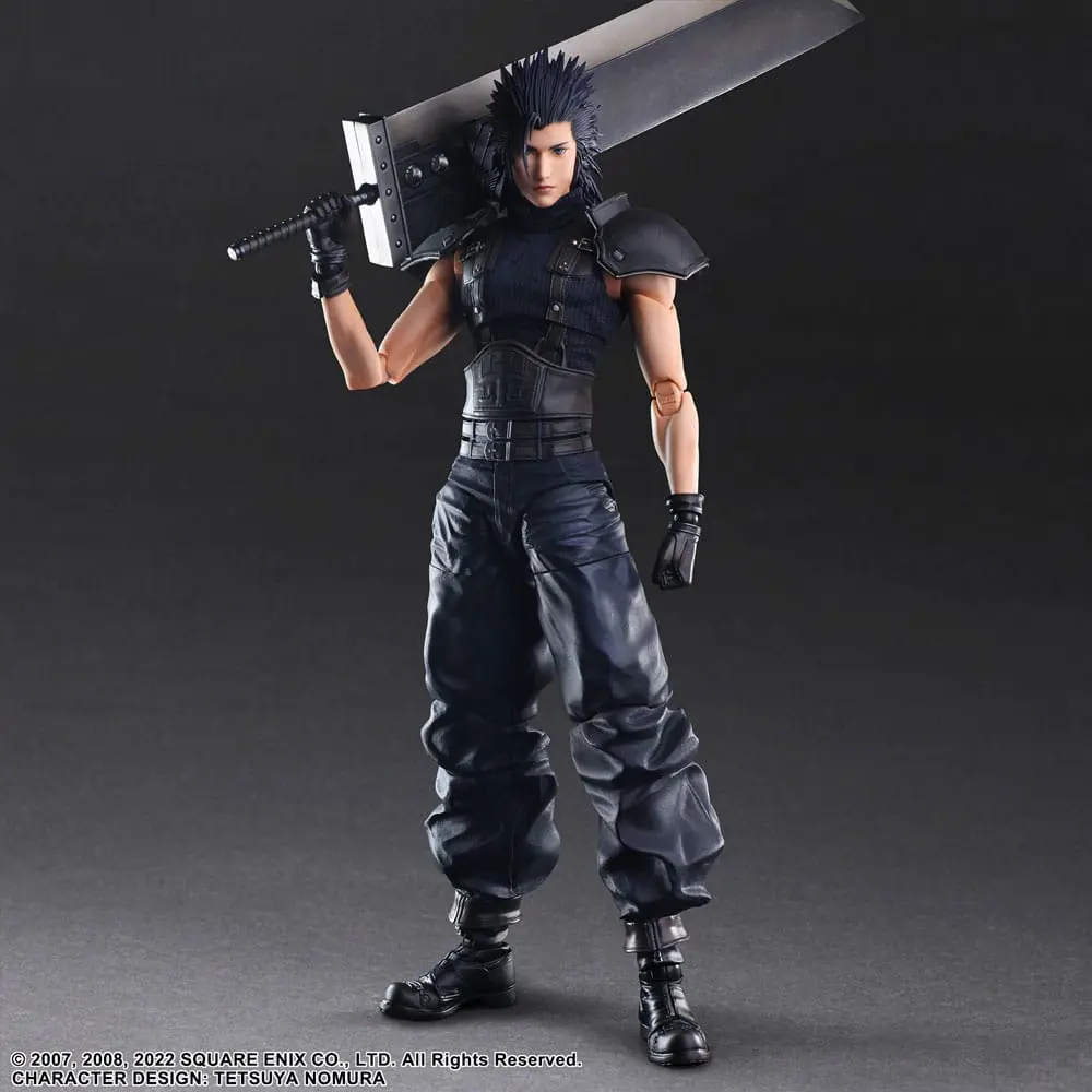 Final Fantasy VII Crisis Core Reunion Play Arts Kai akcijska figura Zack Fair Soldier 1st Class 27 cm fotografija proizvoda