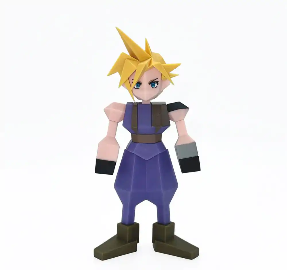 Final Fantasy VII Polygon Vinyl Figura Cloud Strife 15 cm fotografija proizvoda