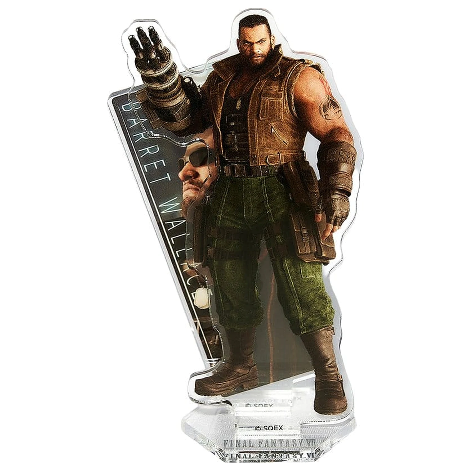 Final Fantasy VII Rebirth Akrilni stalak Barret Wallace 10 cm fotografija proizvoda