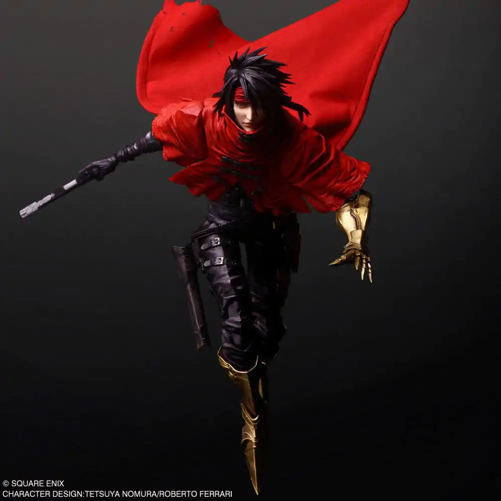 Final Fantasy VII Rebirth Play Arts Kai akcijska figura Vincent Valentine 28 cm fotografija proizvoda