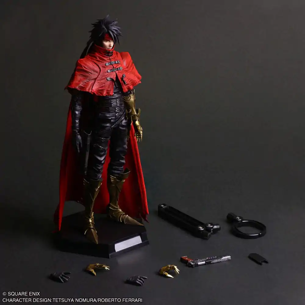 Final Fantasy VII Rebirth Play Arts Kai akcijska figura Vincent Valentine 28 cm fotografija proizvoda