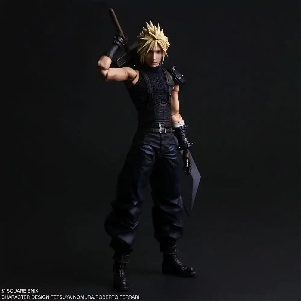 Final Fantasy VII Rebirth Play Arts Shin akcijska figura Cloud Strife 27 cm fotografija proizvoda