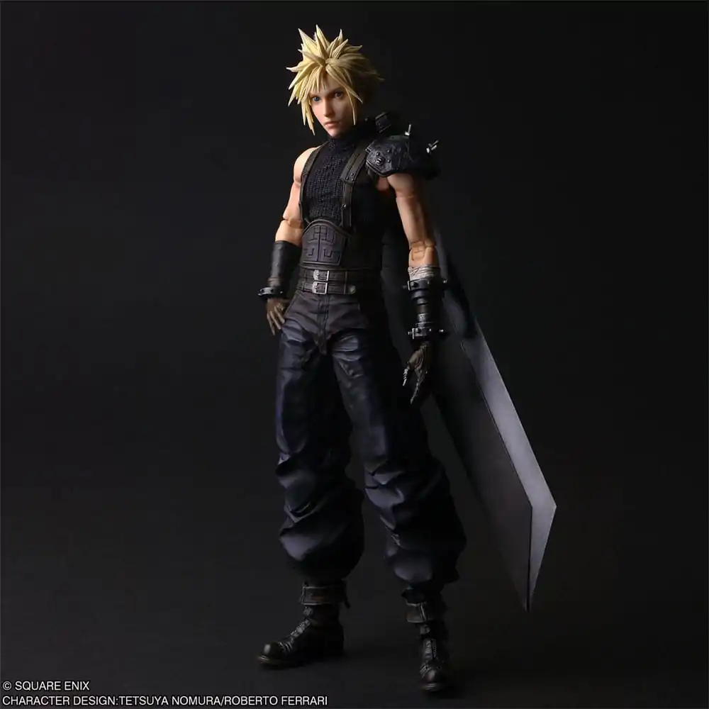 Final Fantasy VII Rebirth Play Arts Shin akcijska figura Cloud Strife 27 cm fotografija proizvoda