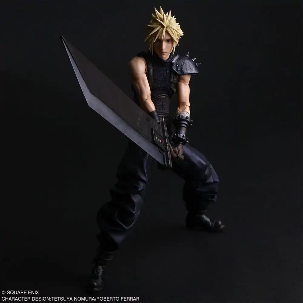 Final Fantasy VII Rebirth Play Arts Shin akcijska figura Cloud Strife 27 cm fotografija proizvoda