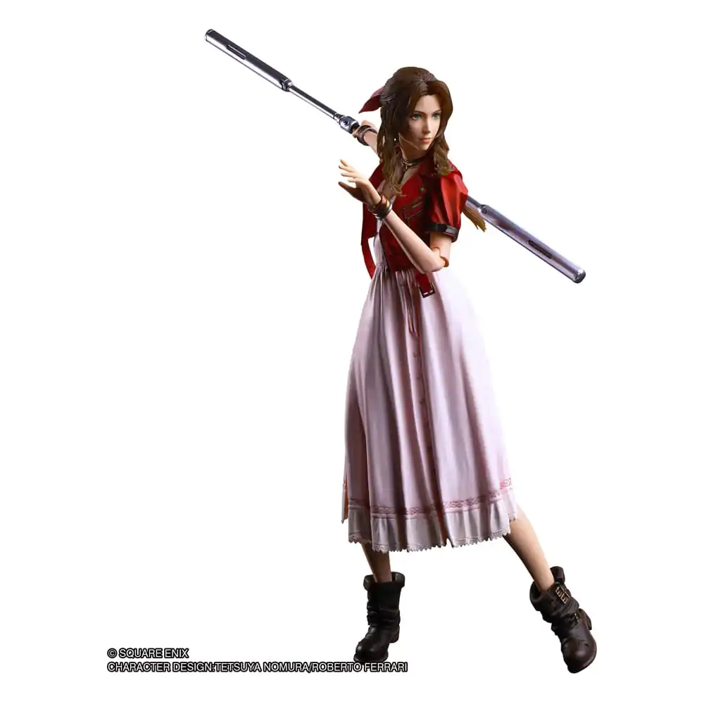 Final Fantasy VII Rebirth Play Kai Arts akcijska figura Aerith Gainsborough 24 cm fotografija proizvoda