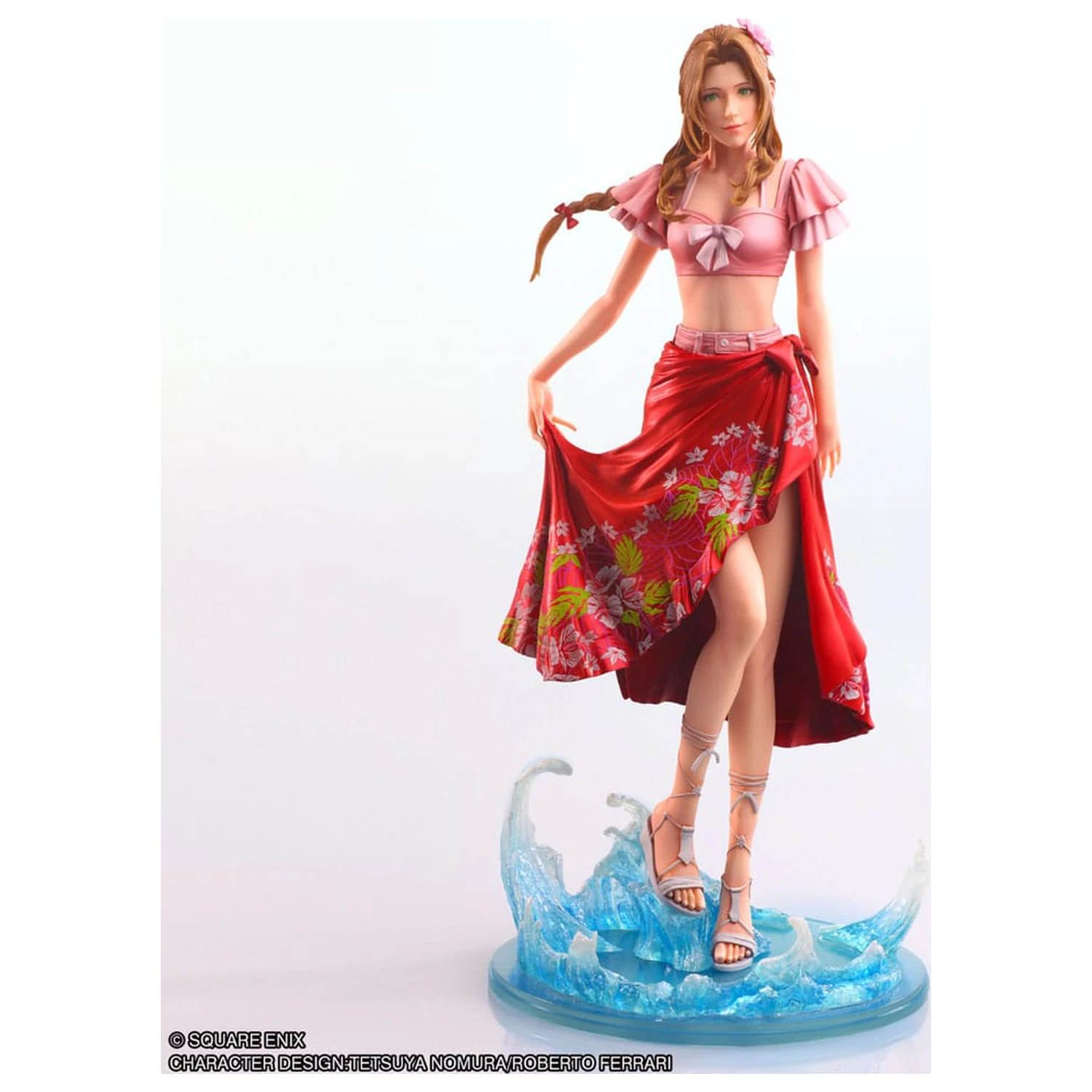 Final Fantasy VII Rebirth Static Arts Gallery Kip Aerith Gainsborough (Swimsuit Ver.) 26 cm fotografija proizvoda