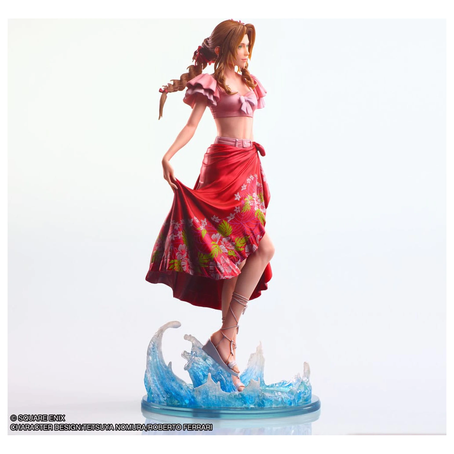 Final Fantasy VII Rebirth Static Arts Gallery Kip Aerith Gainsborough (Swimsuit Ver.) 26 cm fotografija proizvoda