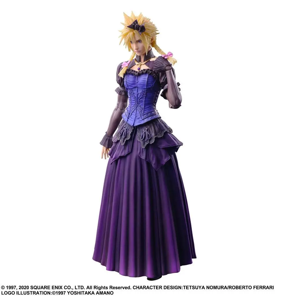 Final Fantasy VII Remake Play Arts Kai akcijska figura Cloud Strife Dress Ver. 28 cm fotografija proizvoda